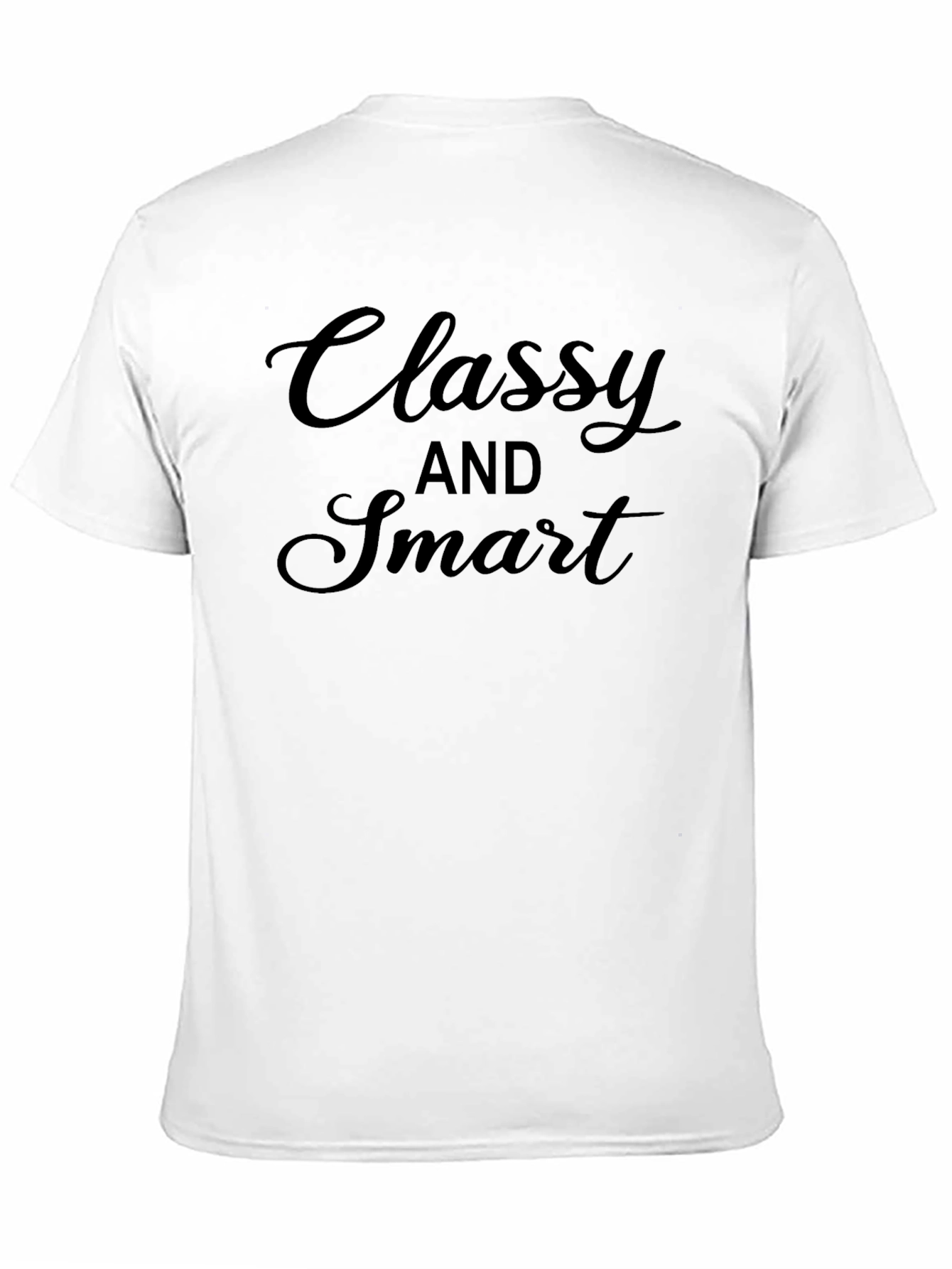 Black Classy and Smart Graphic Tee - Soft Cotton Blend view 11