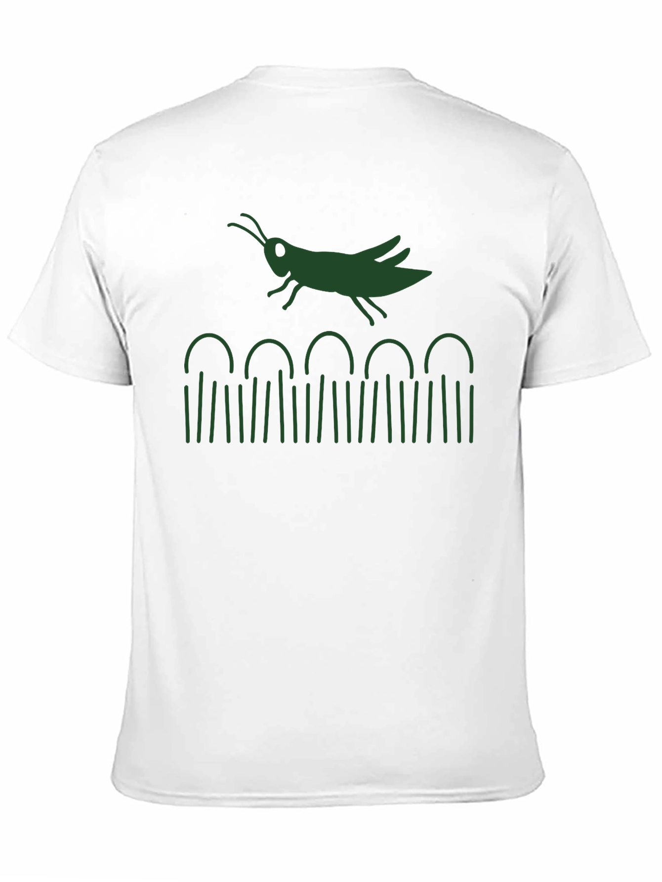 Black Grasshopper Hurdles T-Shirt - Cool Graphic Tee view 11
