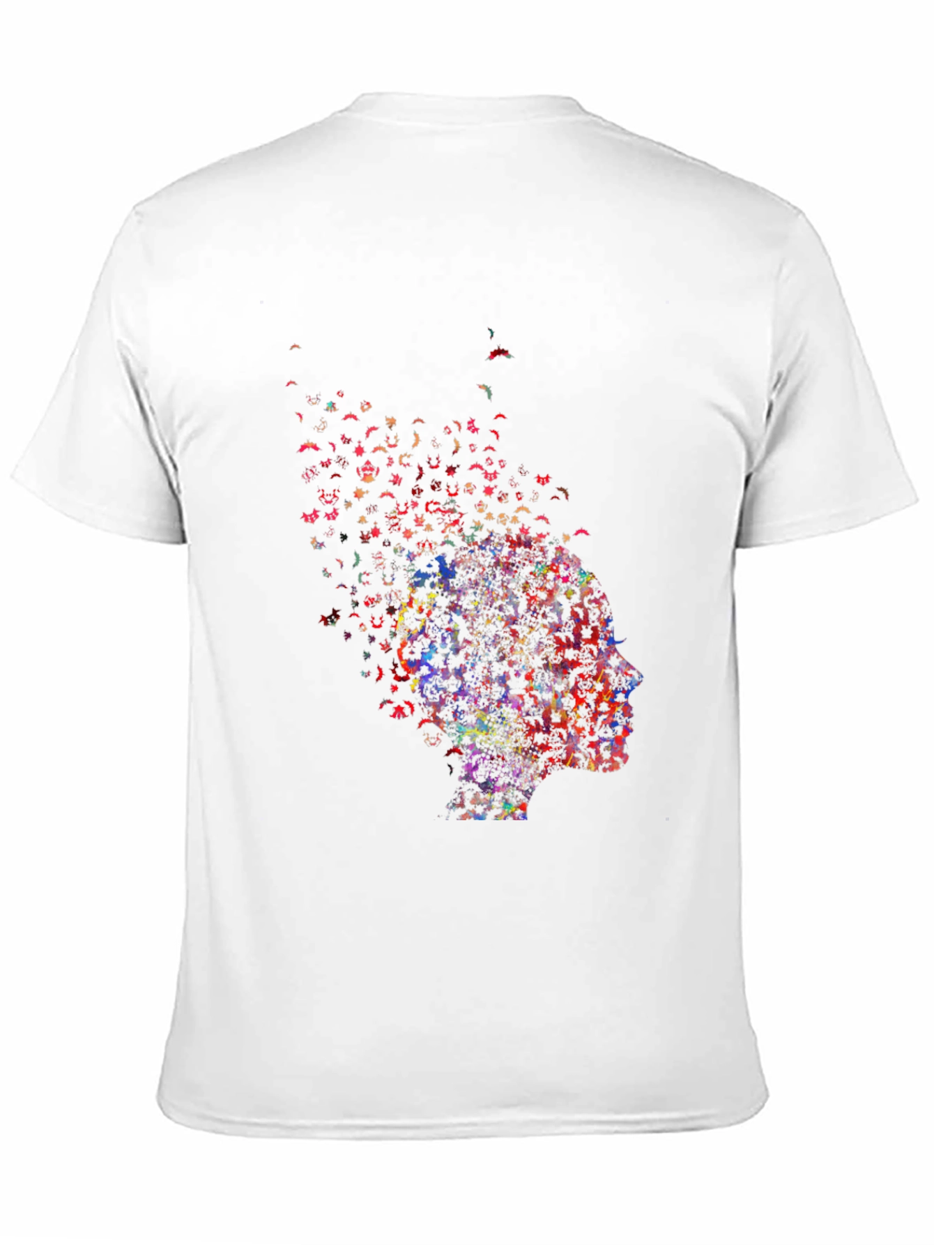 Black Abstract Mind T-Shirt - Artistic Graphic Tee view 11