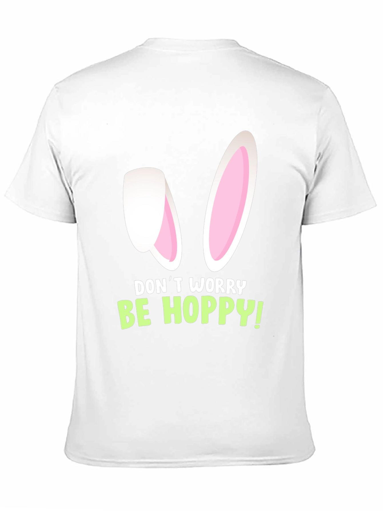 Camiseta Negra "¡No te preocupes, sé feliz!"