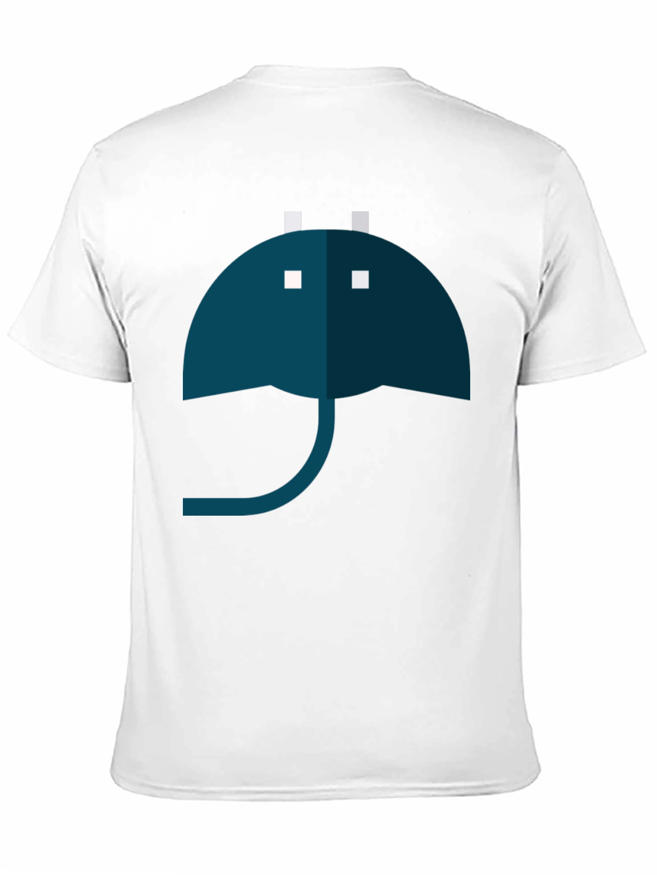 Black Modern Umbrella Graphic T-Shirt view 11