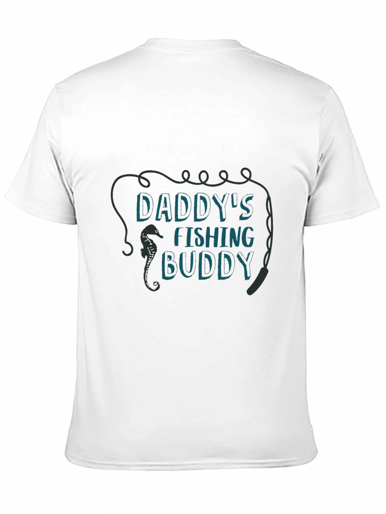 Black Daddy's Fishing Buddy Graphic Tee view 11