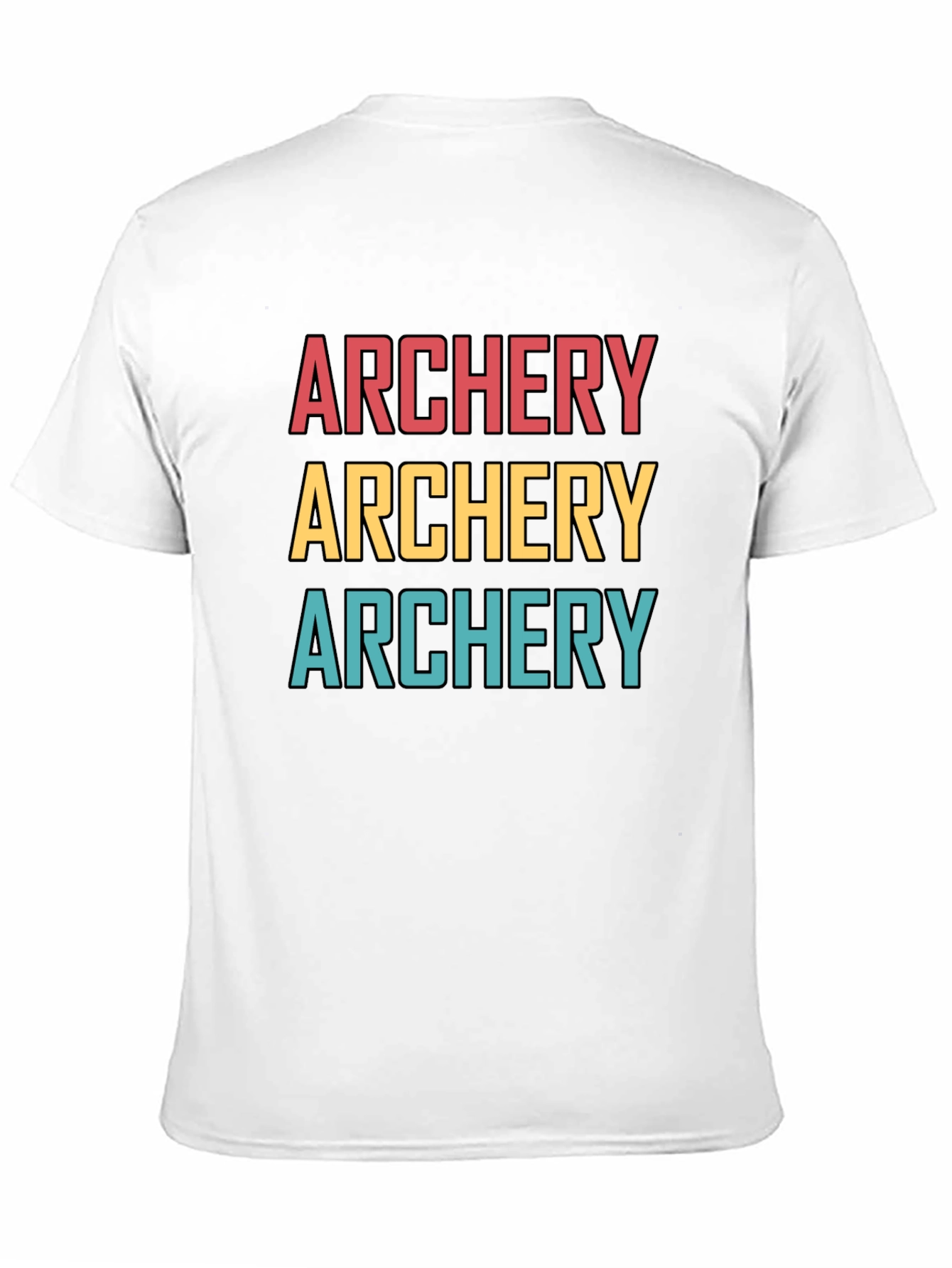 Black Archery Graphic Tee - Retro Style view 11