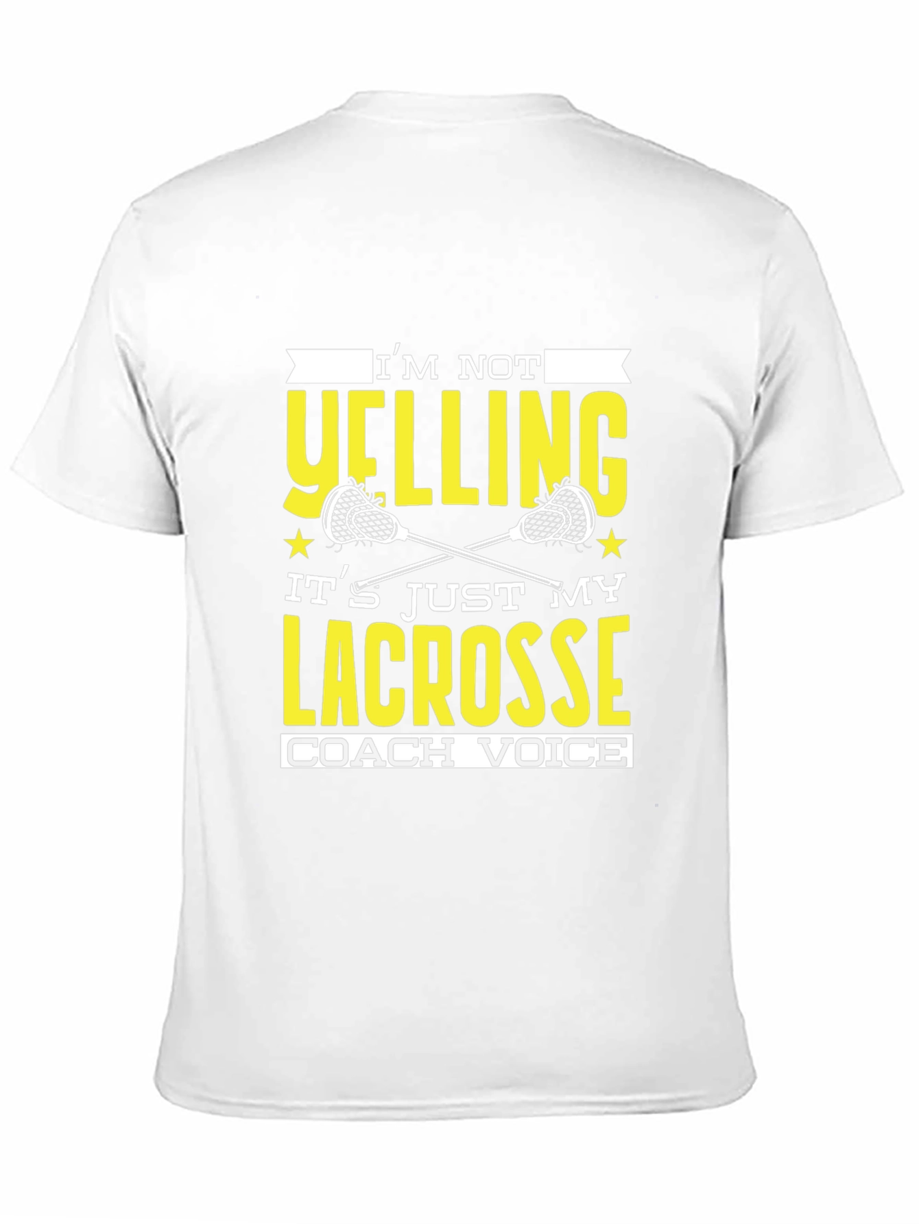 Black Lacrosse Coach Novelty Graphic T-Shirt view 11