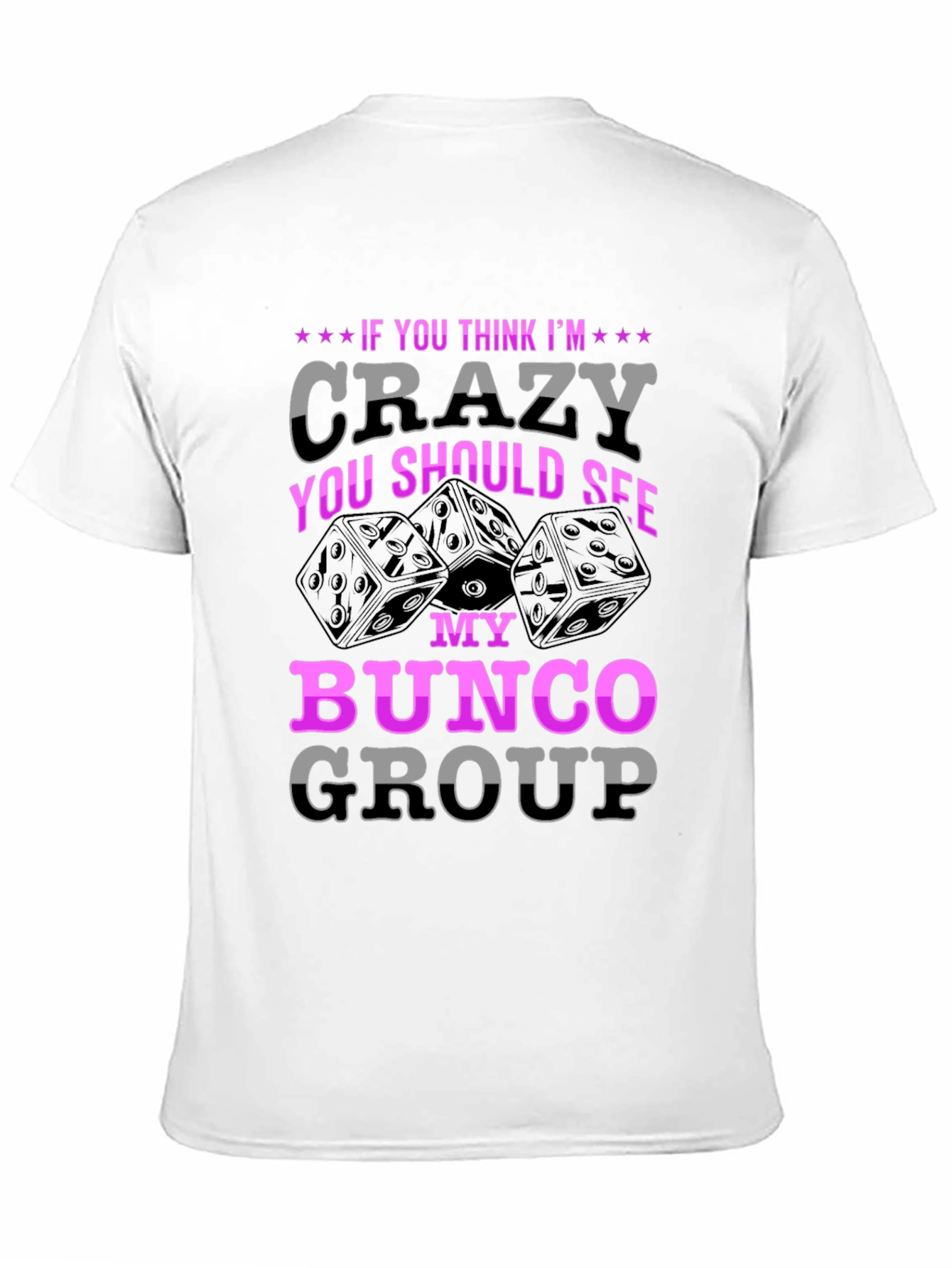 Black Crazy Bunco Group Graphic Tee view 11