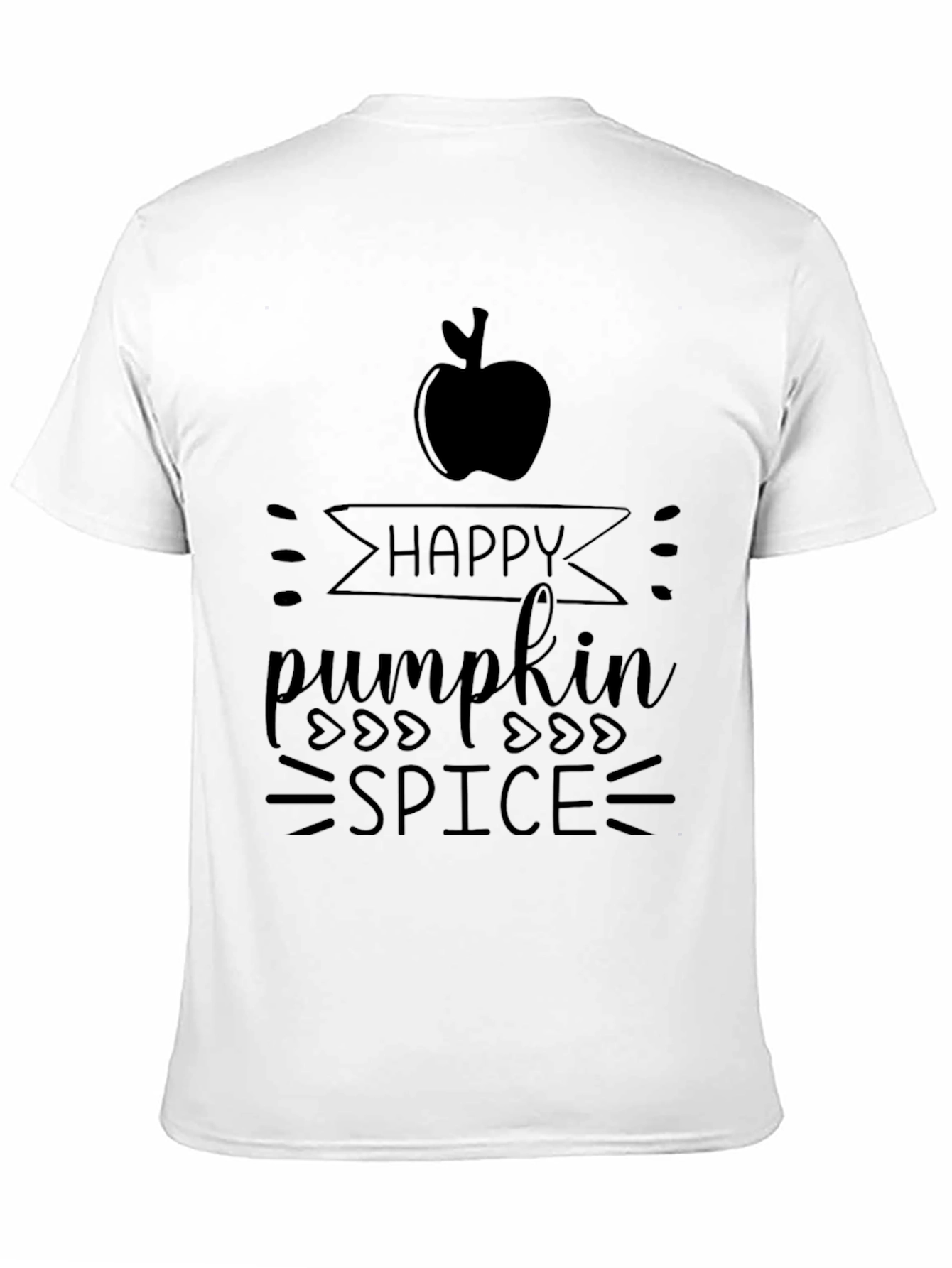 Black Happy Pumpkin Spice Graphic Tee view 11