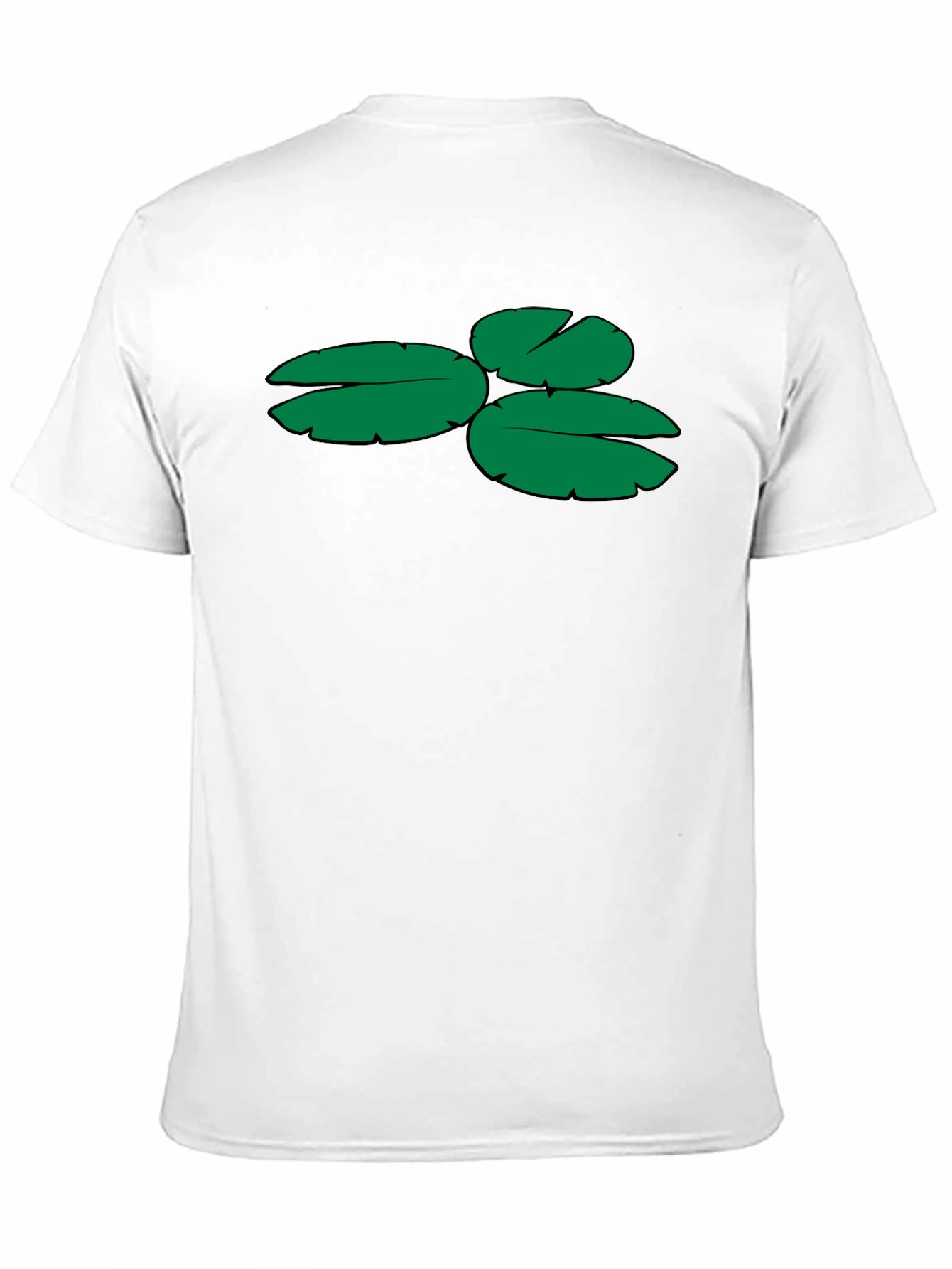 Black Lily Pad Graphic Tee - Soft Cotton Blend view 11
