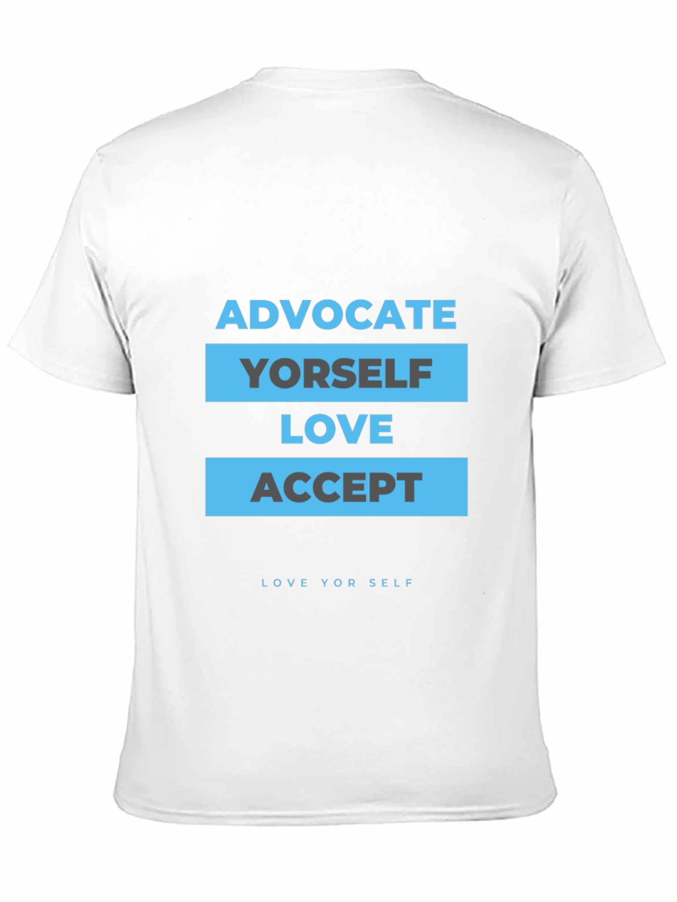 Black Advocate Yourself T-Shirt: Love and Acceptance Message view 11