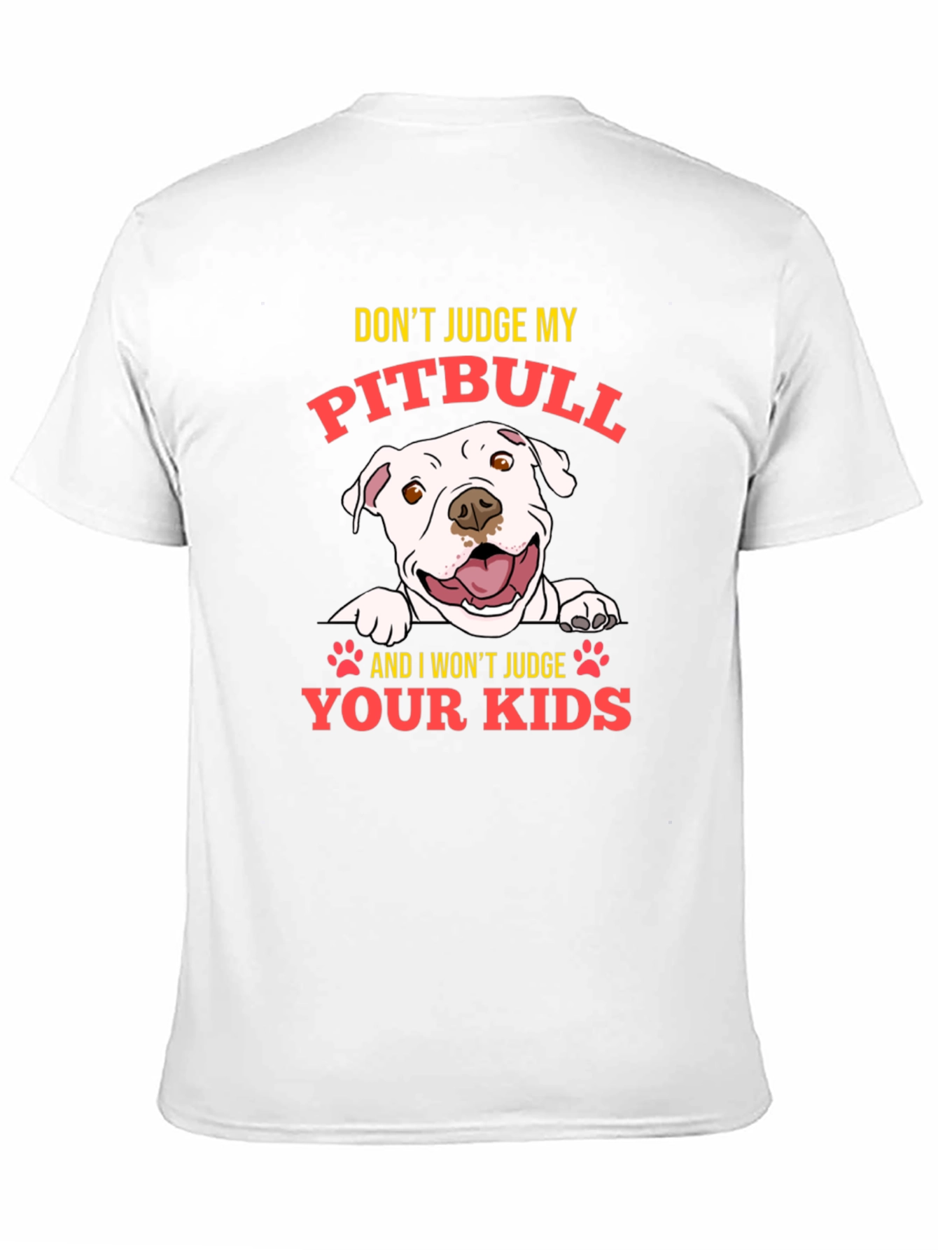 Black Pitbull Lover Graphic T-Shirt view 11