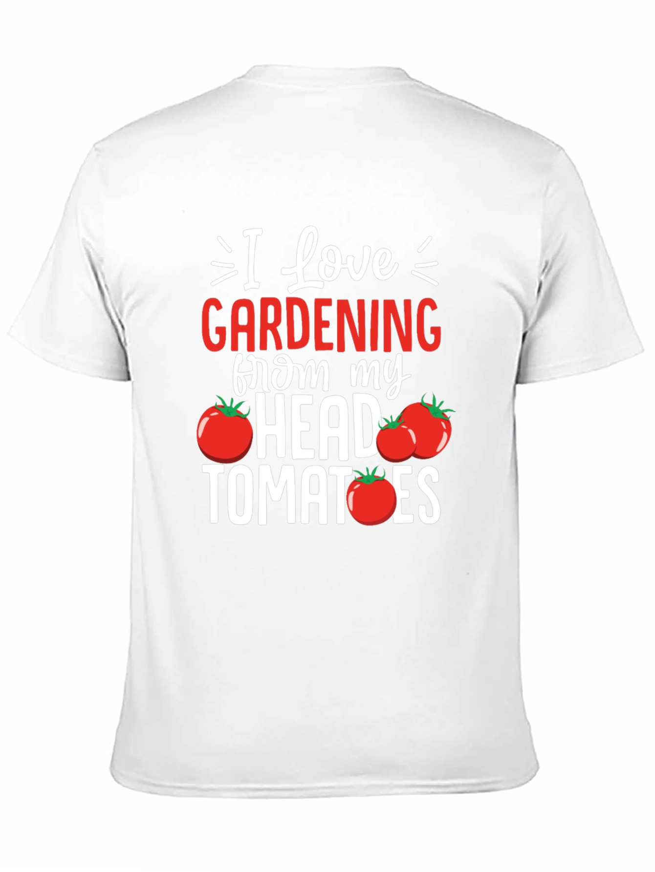 Black Gardening Tomato T-Shirt view 11