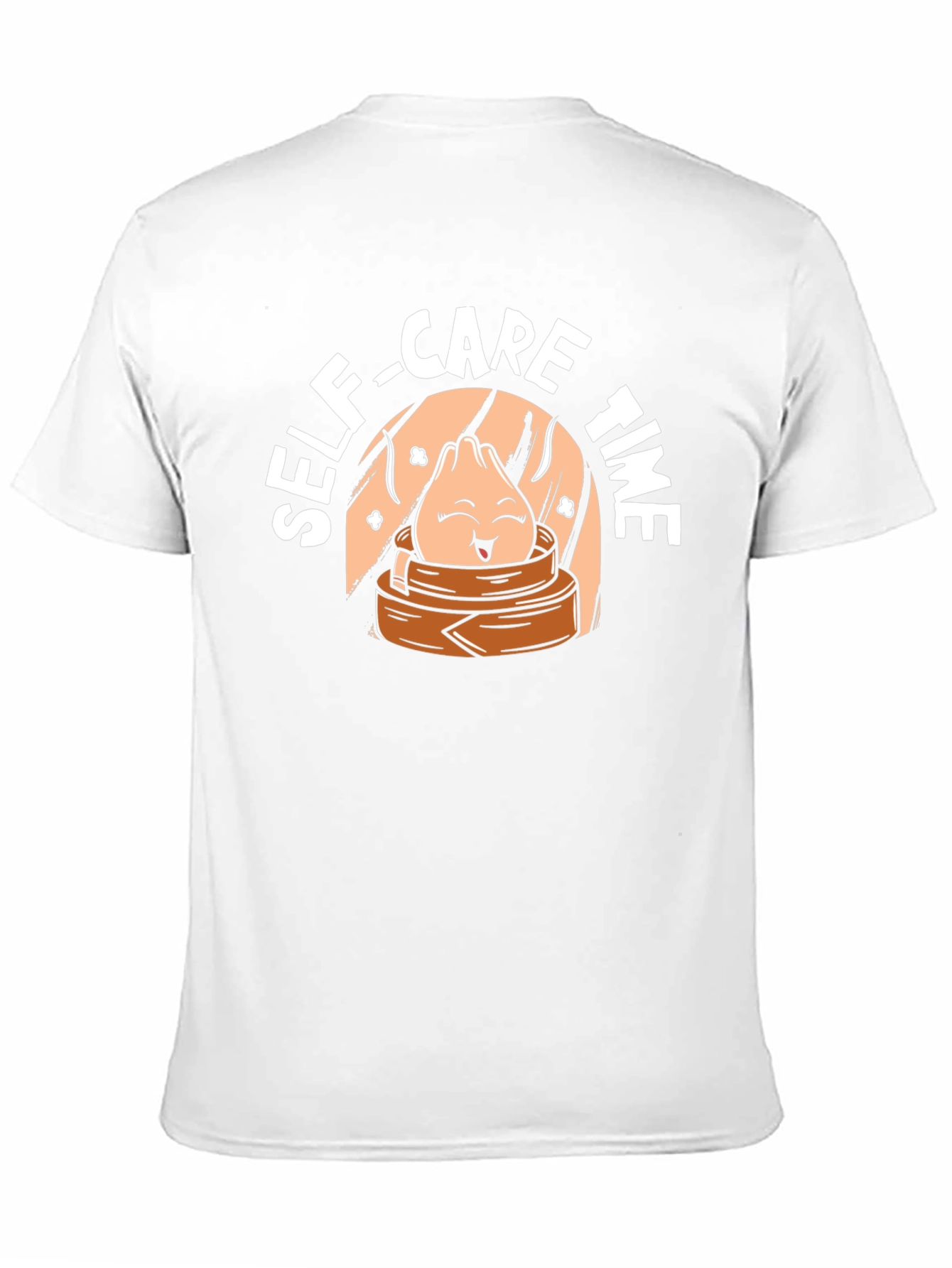 Black Self-Care Time Dumpling T-Shirt view 11