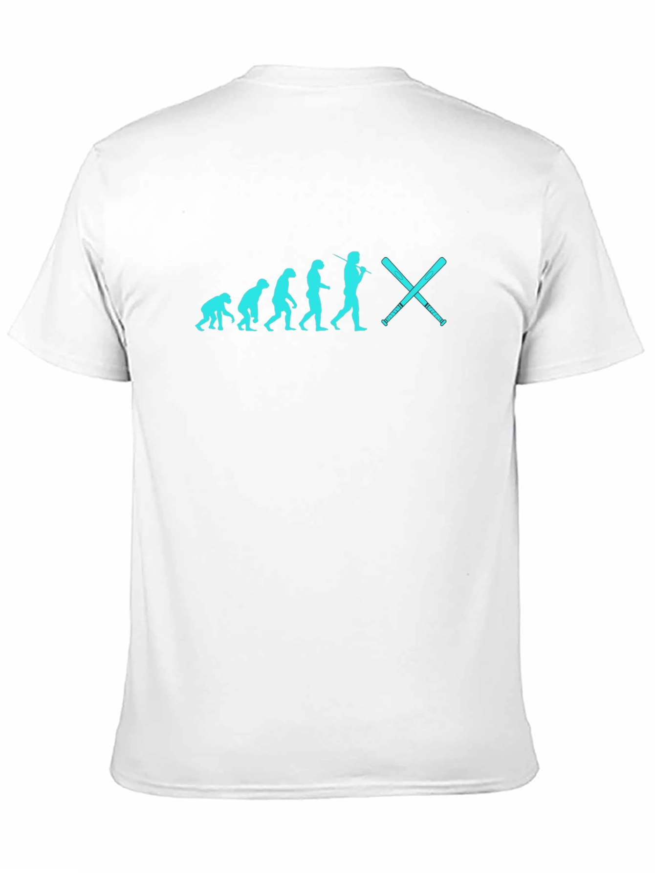 Black Baseball Evolution T-Shirt - Funny Novelty Tee view 11
