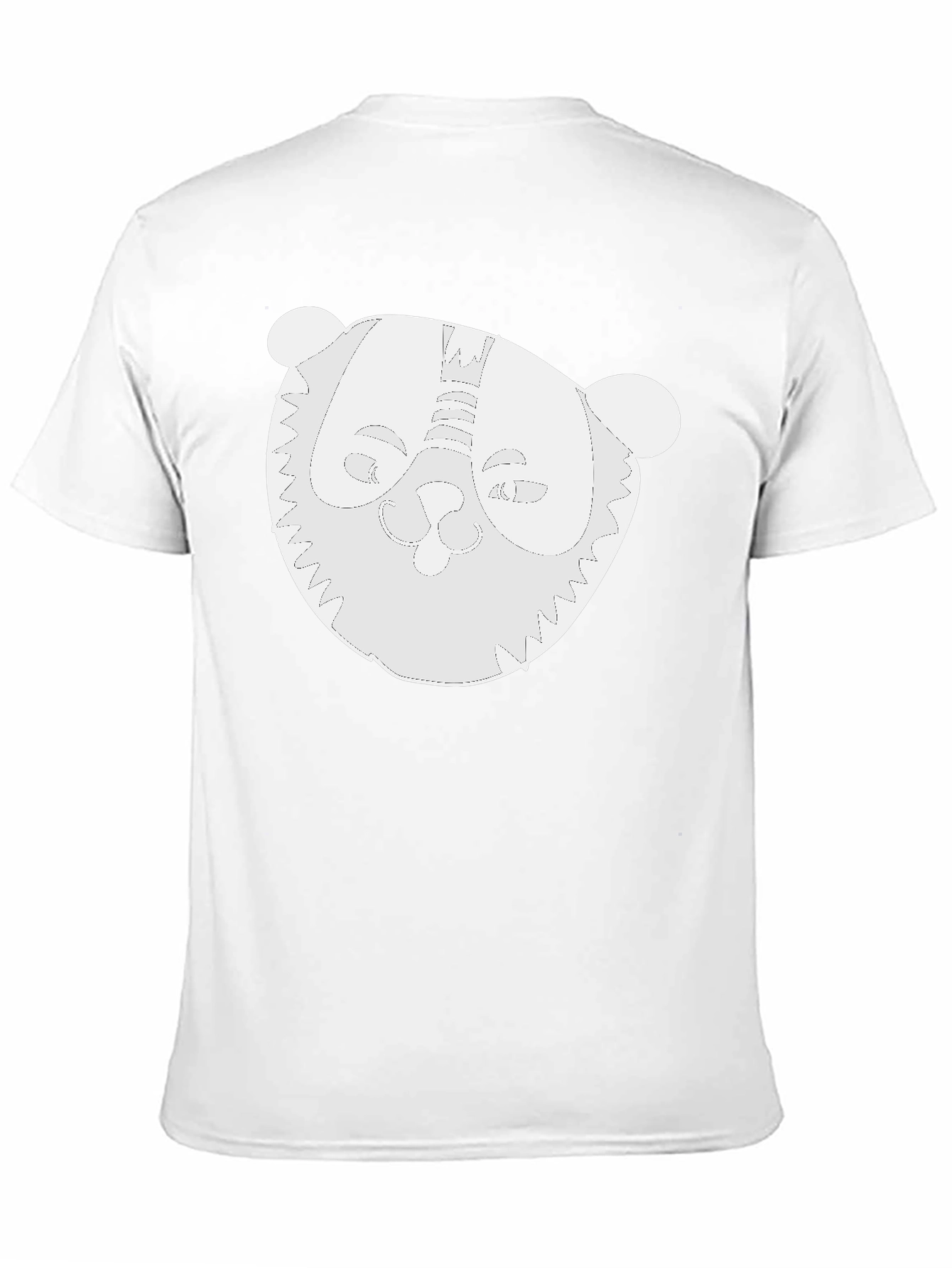 Black Whimsical Panda Graphic Black T-Shirt view 11