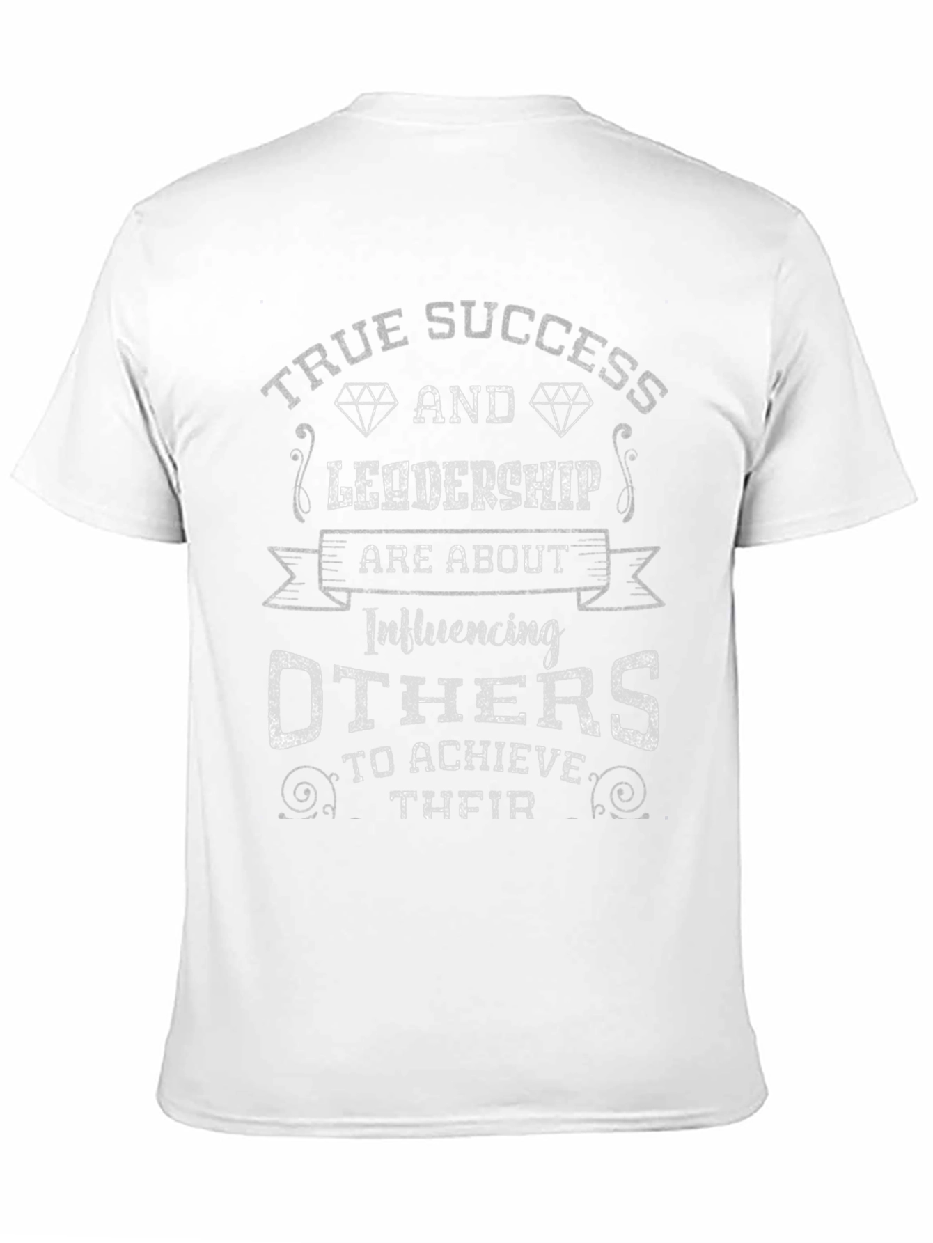 Black True Success Leadership Graphic Tee view 11