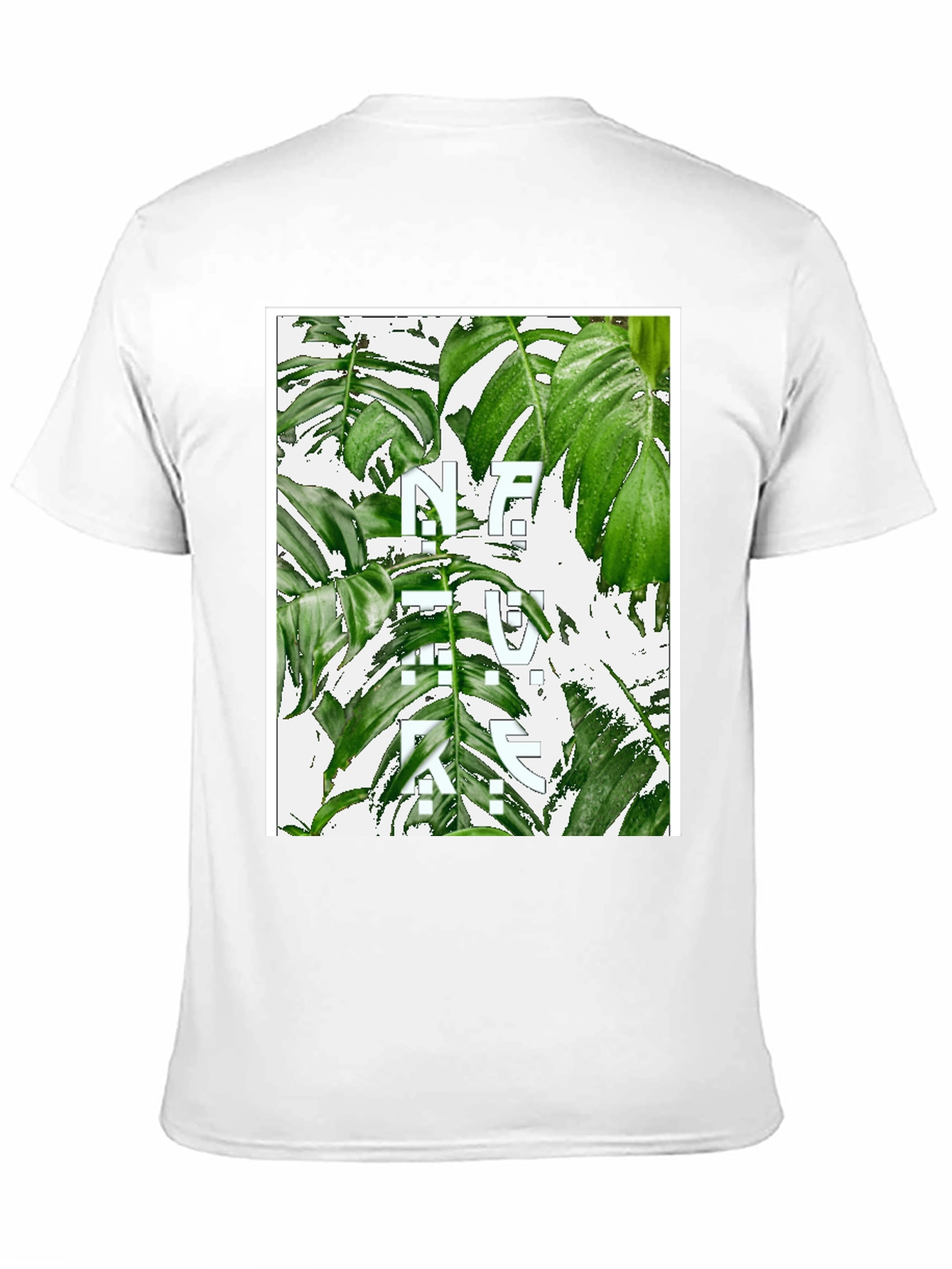 Black Nature Graphic T-Shirt - Modern Botanical Print view 11