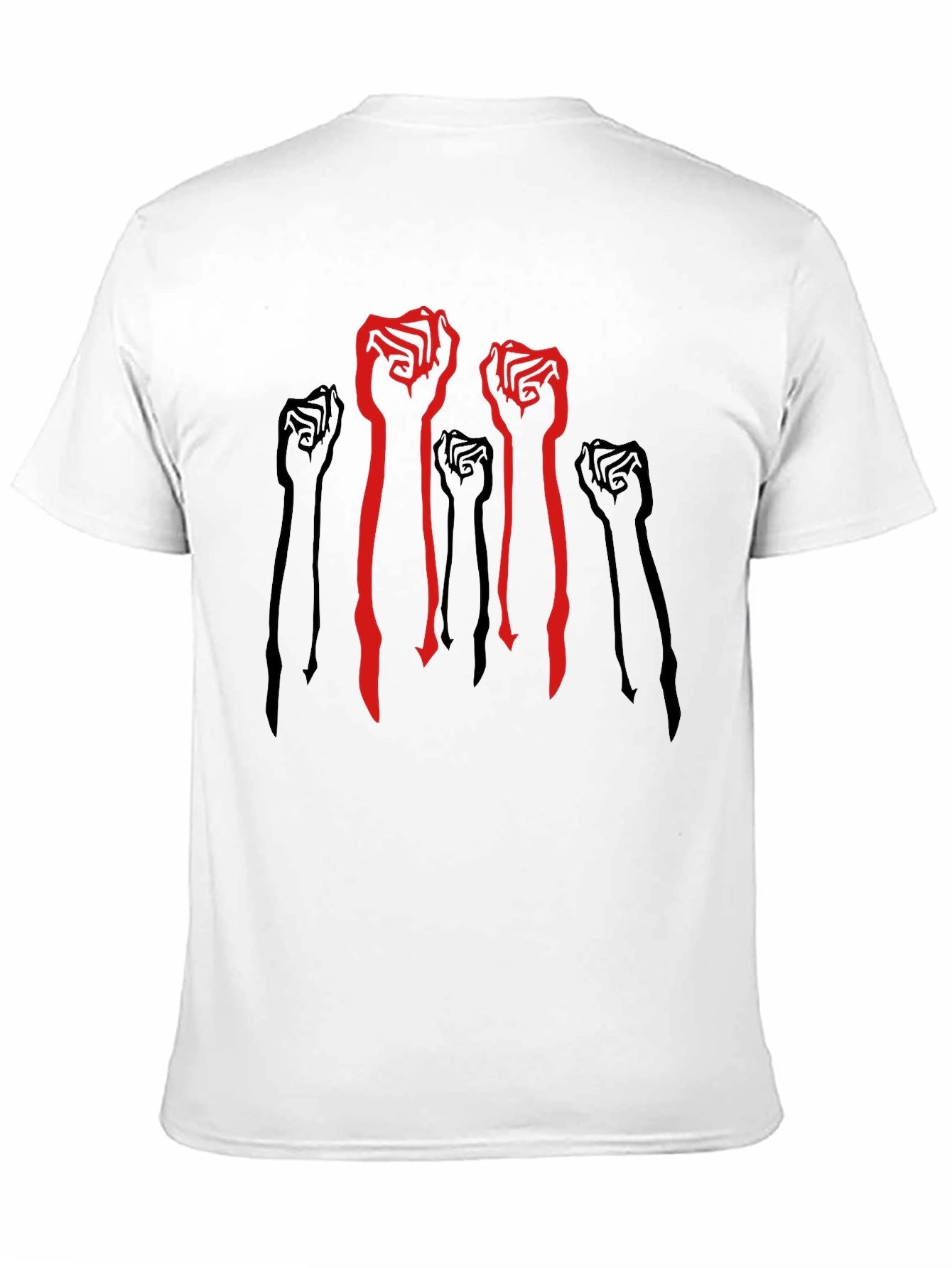 Black Empowered Fist Graphic Tee - Black view 11