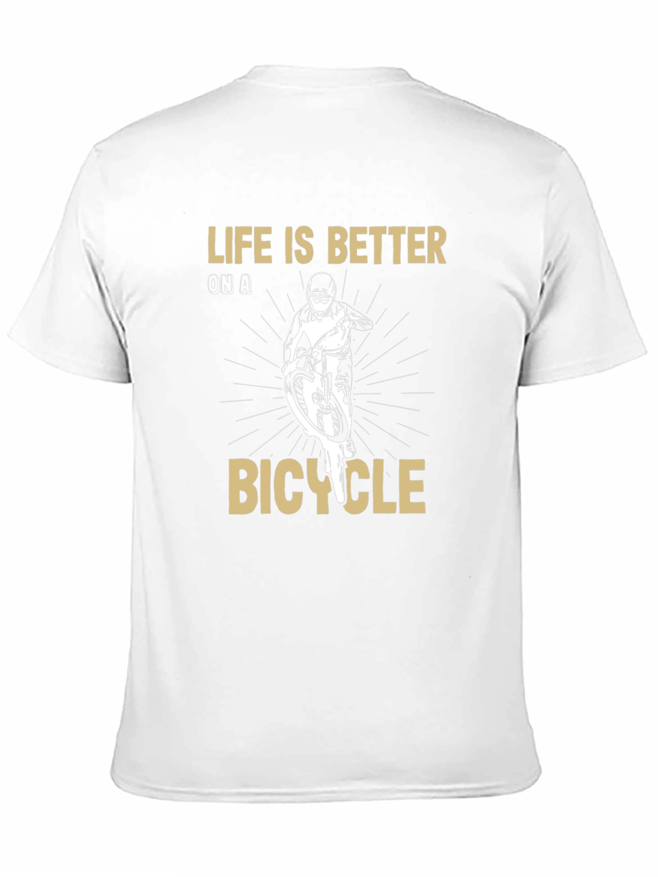 Black Life is Better on a Bicycle T-Shirt view 11