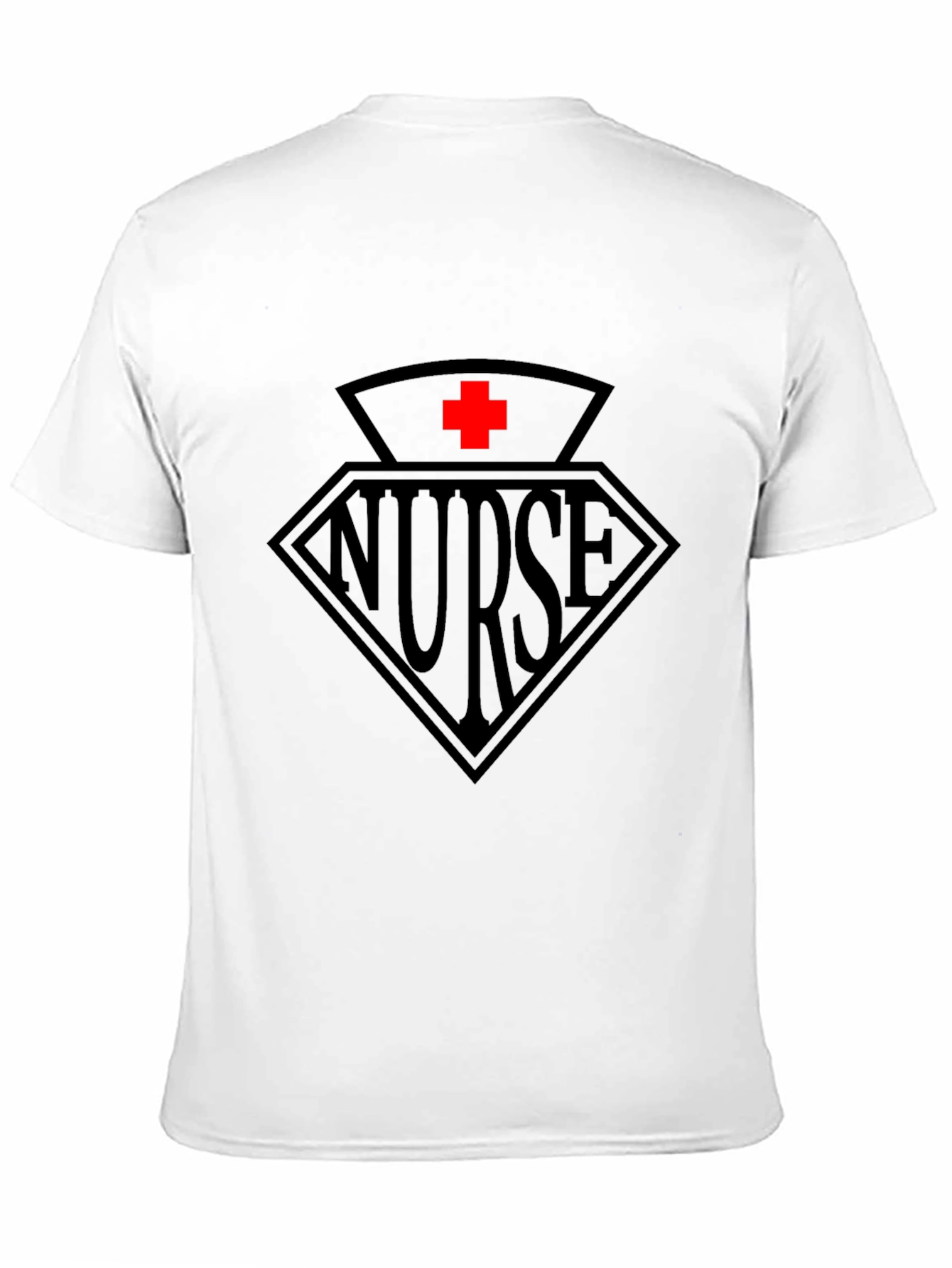 Black Nurse Graphic Tee - Black Cotton T-Shirt view 11
