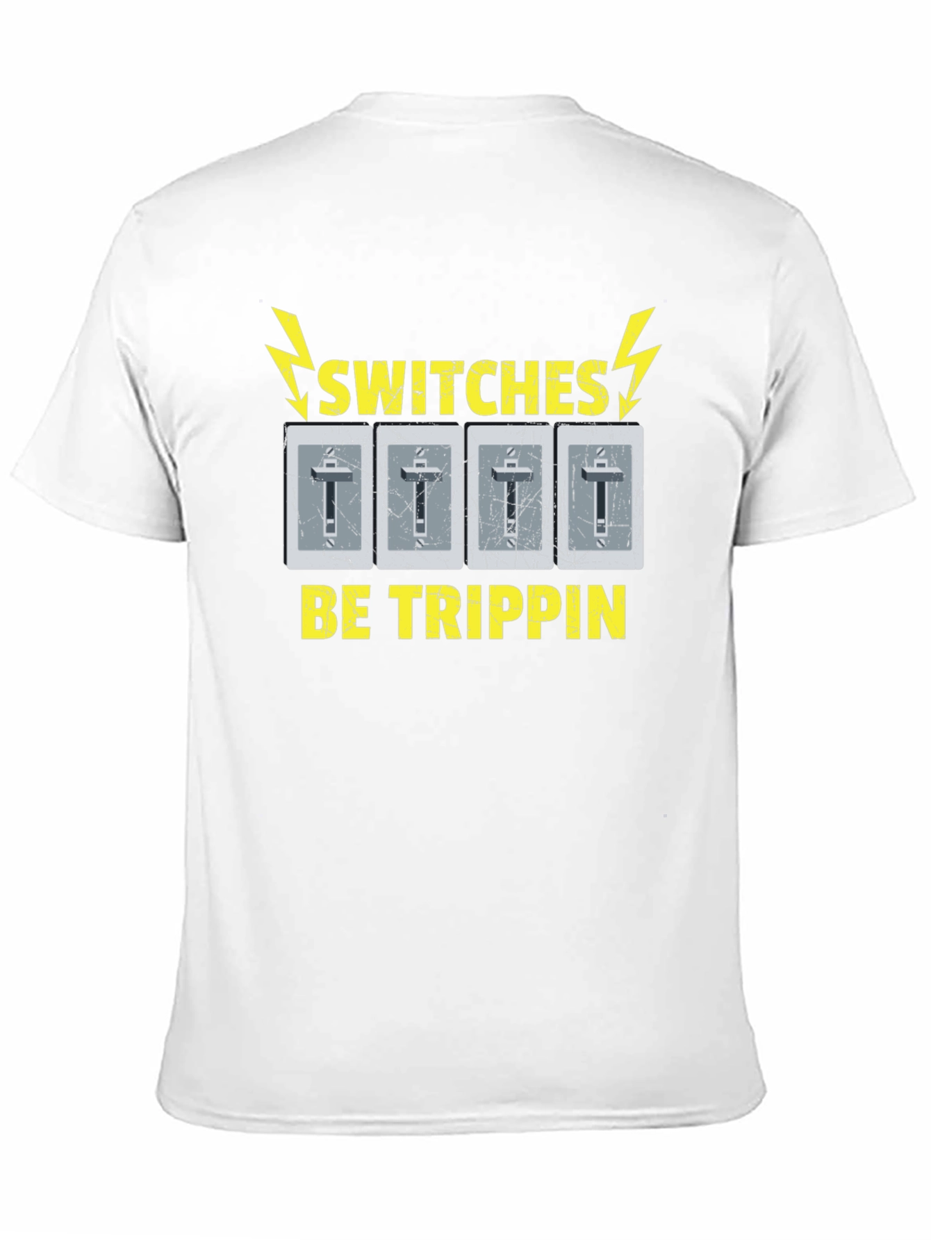 Black Switches Be Trippin' Funny Graphic T-Shirt view 11
