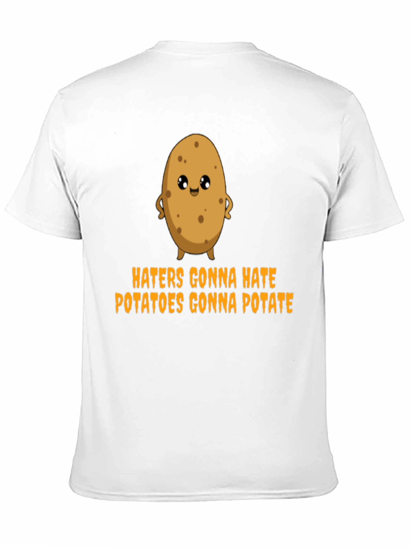 Black Haters Gonna Hate Potatoes Gonna Potate T-Shirt view 11