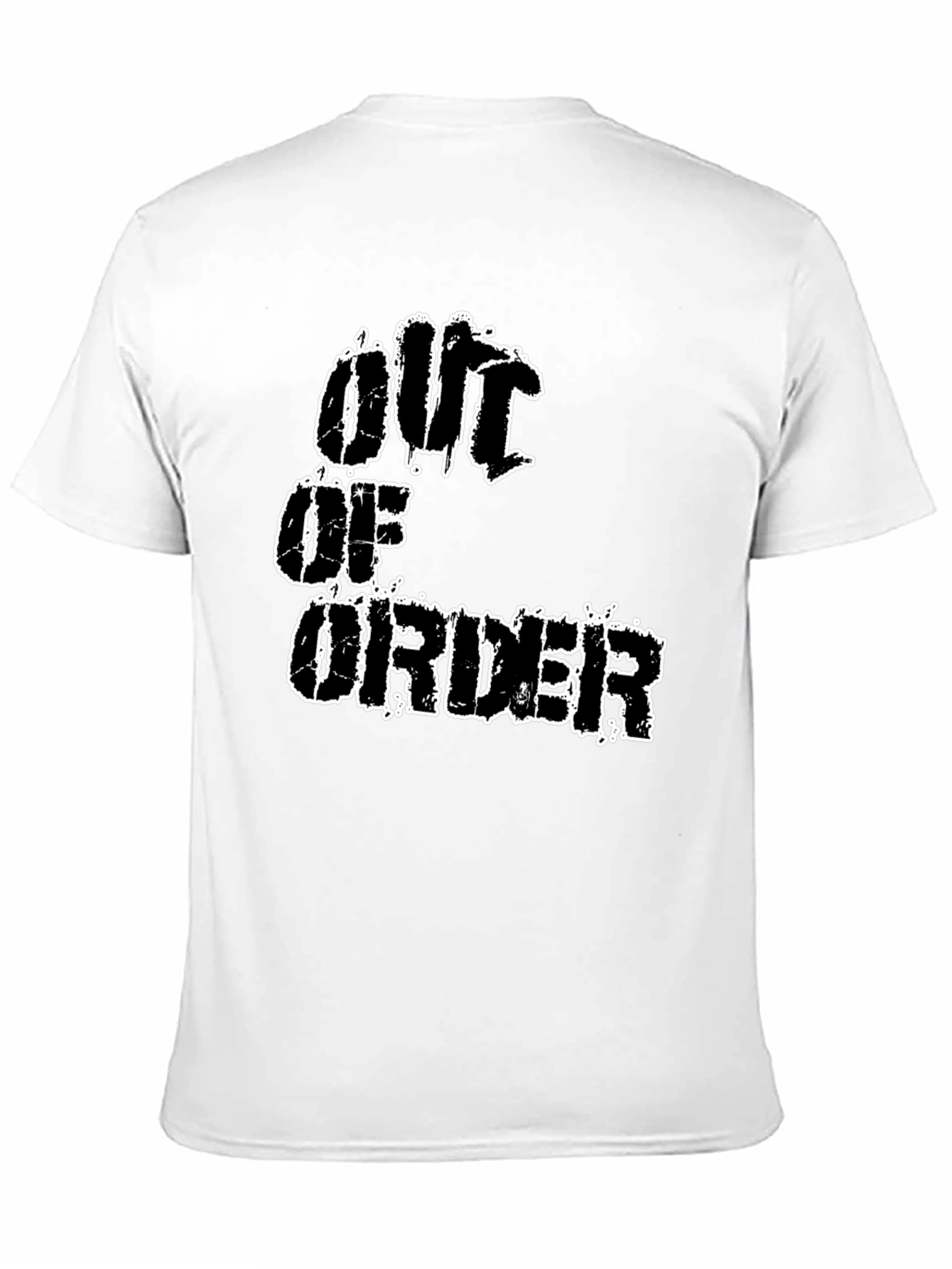 Black Out Of Order Graphic T-Shirt - Black view 11
