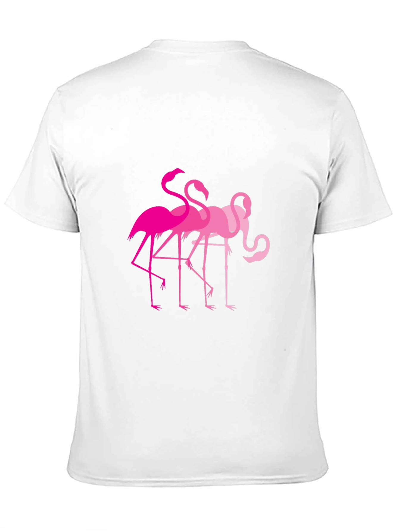 Black Flamingo Graphic Tee - Black Cotton T-Shirt view 11