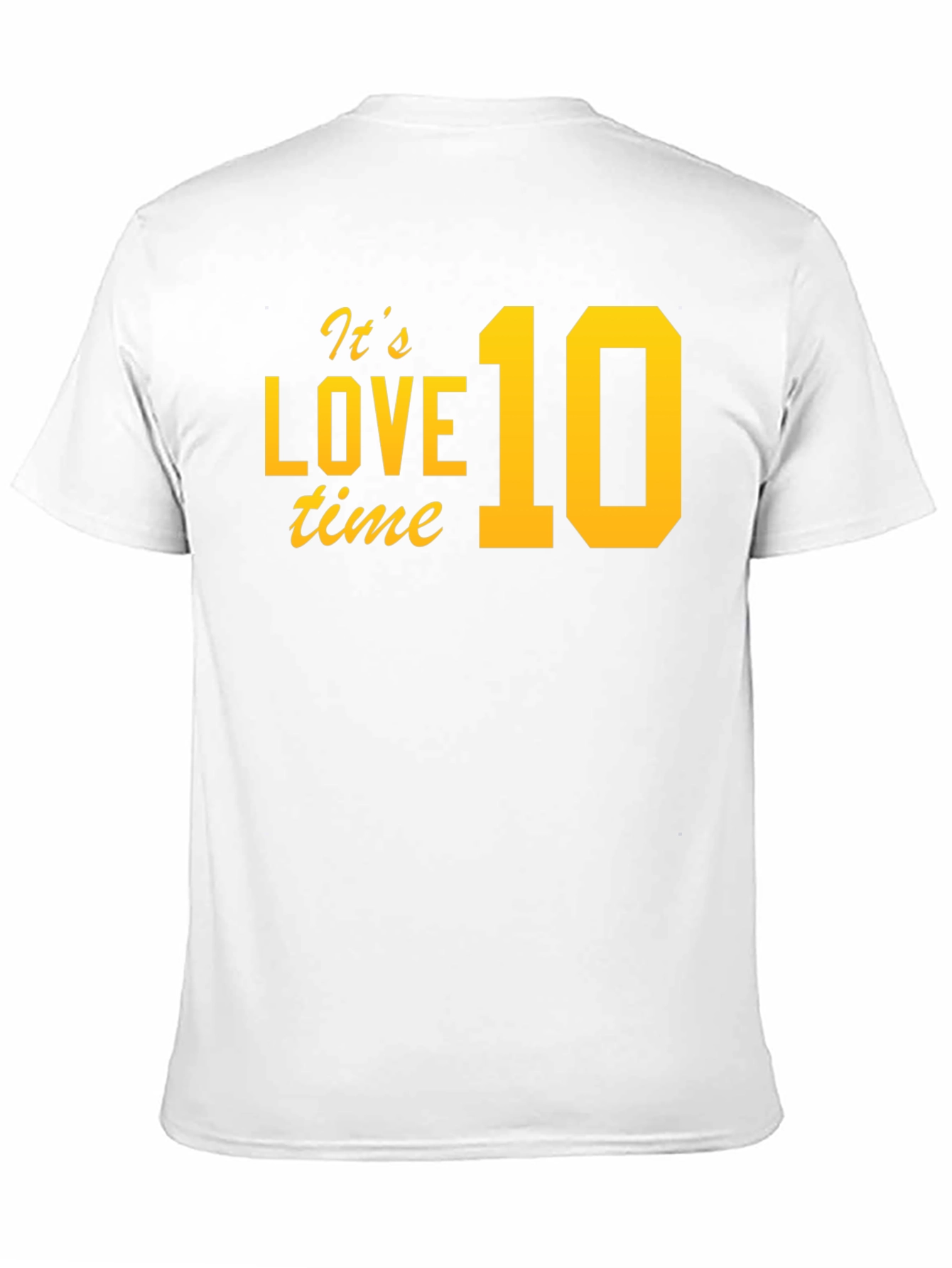 Black It's Love 10 Time Black T-Shirt view 11