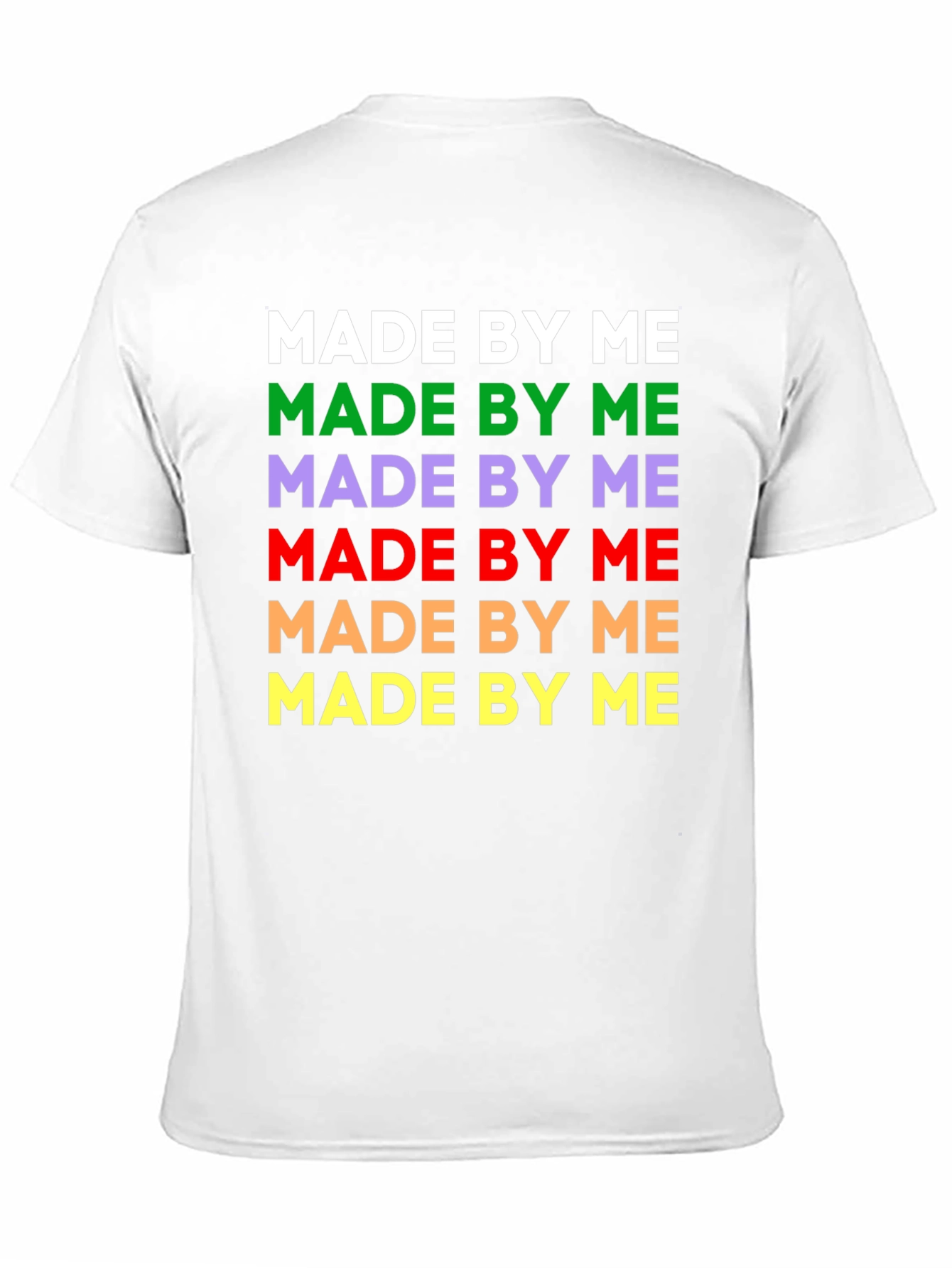 Black Made By Me Graphic Tee - Black view 11