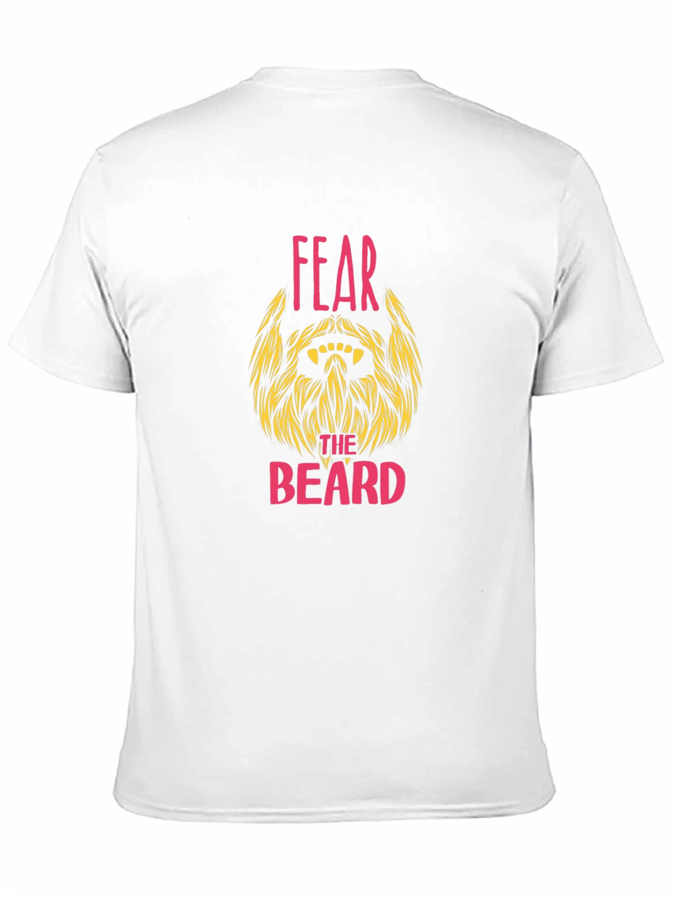 Black Fear the Beard Graphic Tee view 11