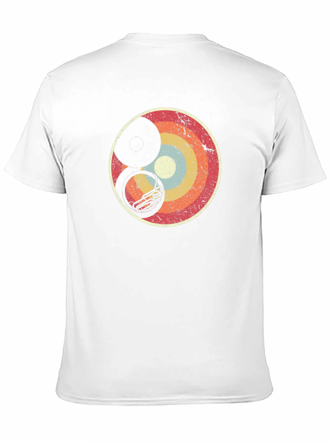 Black Retro Tuba Eclipse Graphic Tee view 11