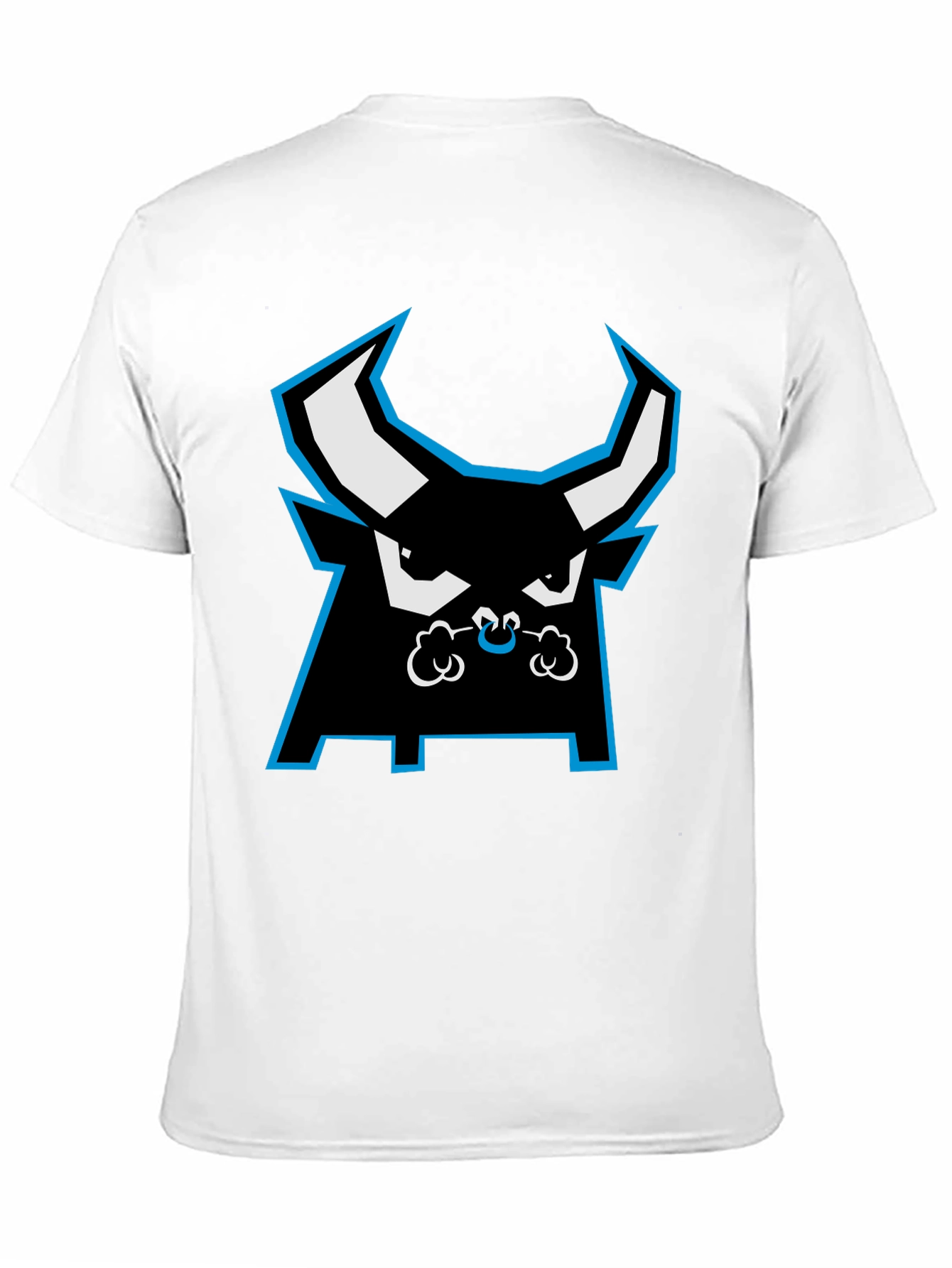 Black Bold Bull Graphic Tee - Black Cotton Casual Wear view 11
