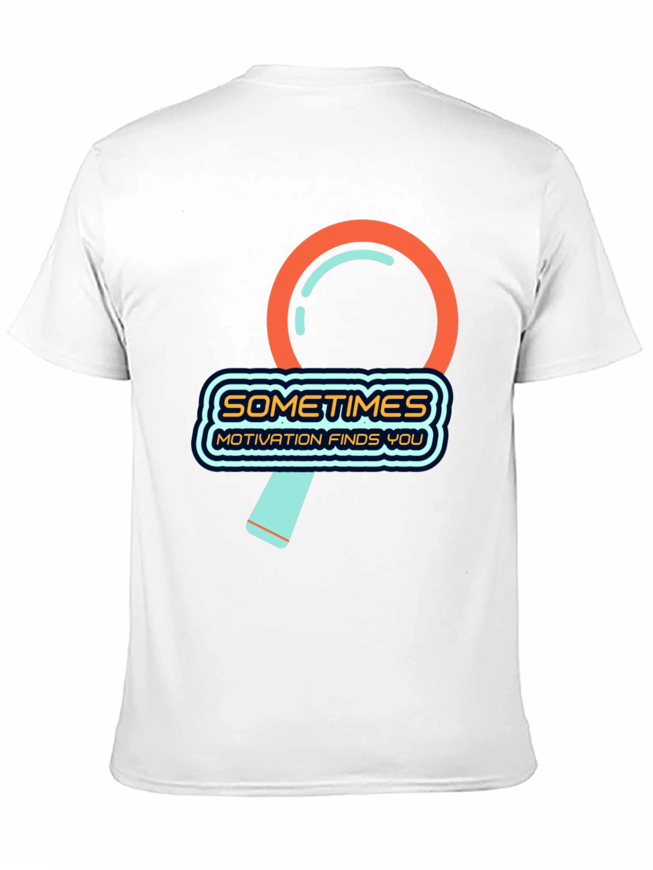 Black Motivation Finds You Graphic T-Shirt view 11