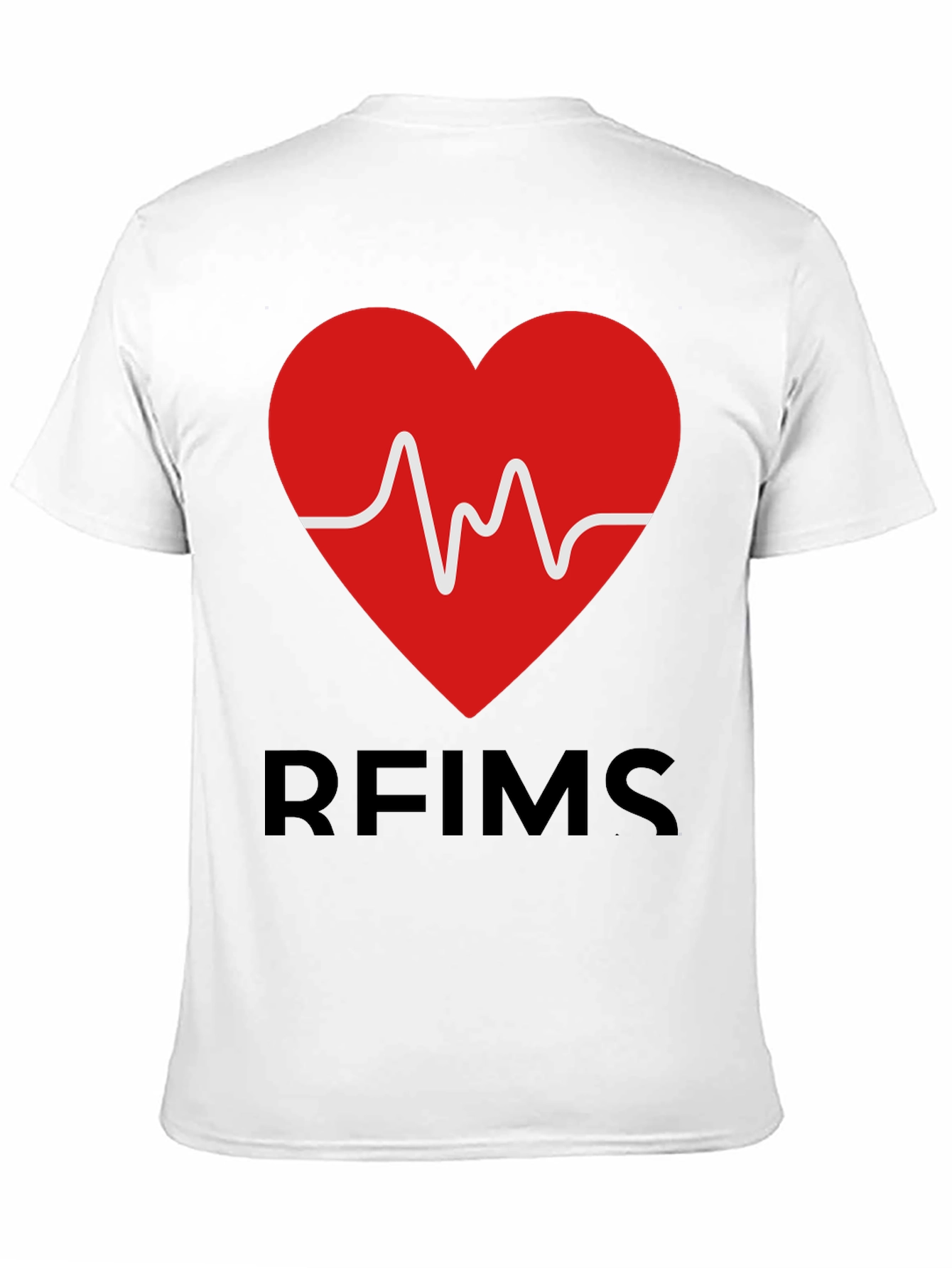 Black RFIMS Heartbeat Graphic Tee - Stylish Casual Wear view 11