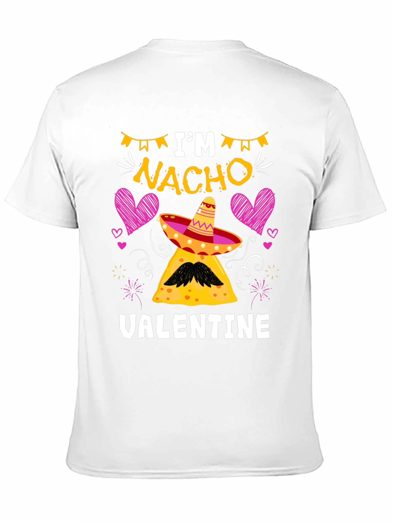 Black I'm Nacho Valentine Graphic T-Shirt view 11