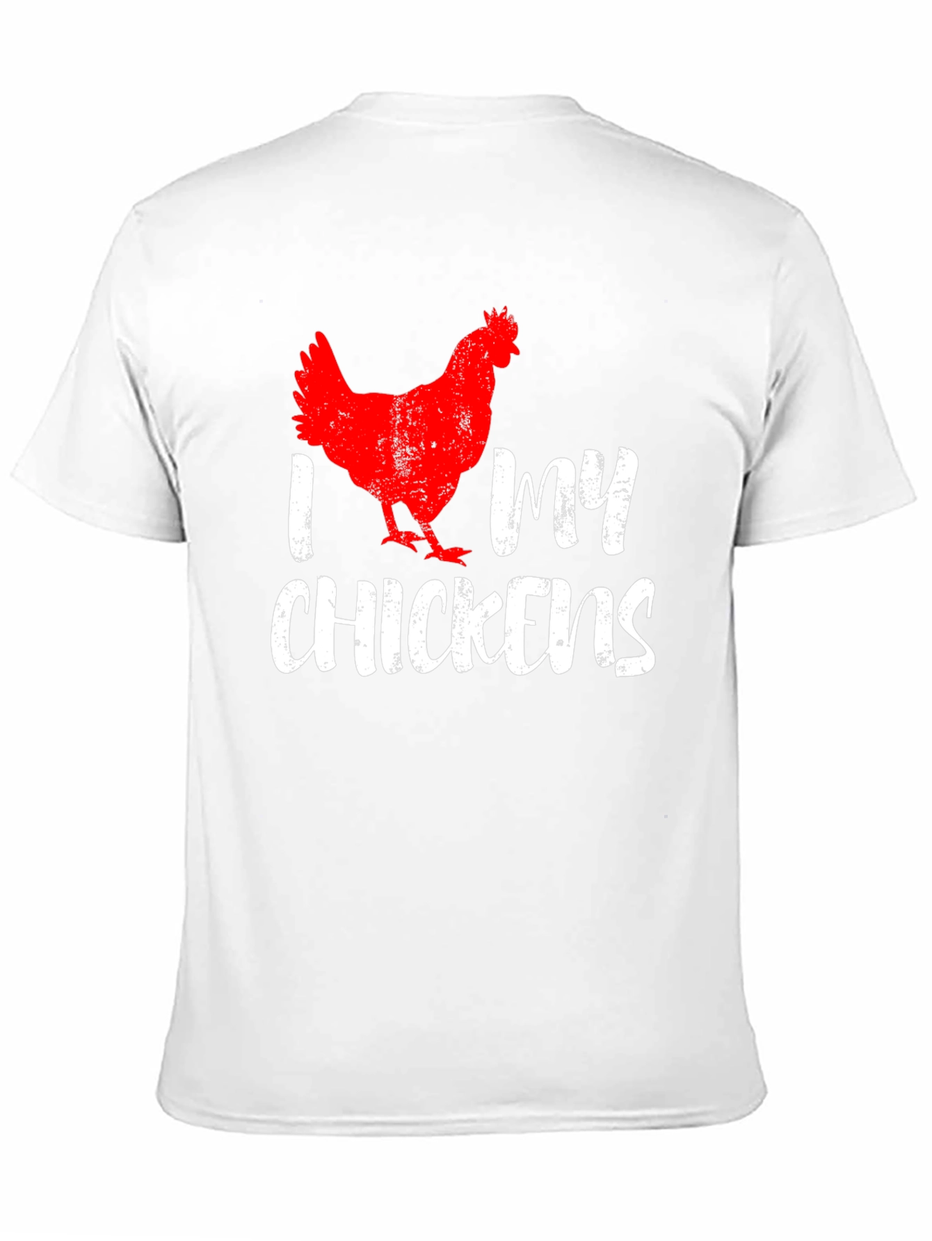 Black I Love My Chickens T-Shirt - Black view 11
