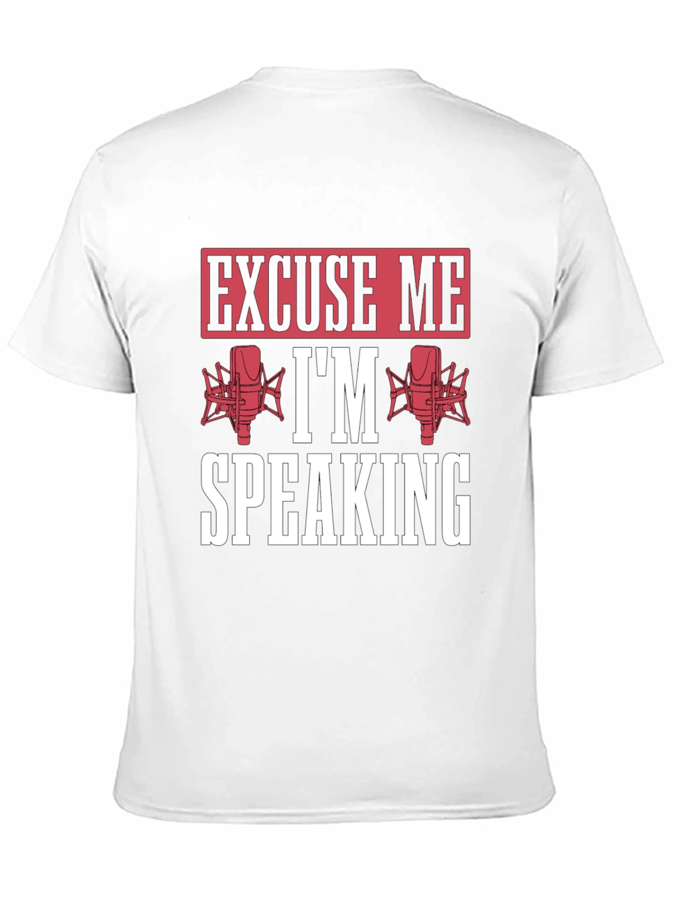 Black Excuse Me I'm Speaking Graphic T-Shirt view 11