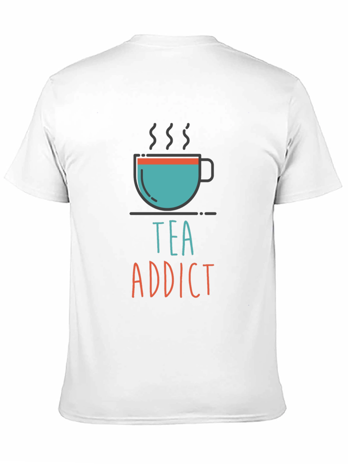 Black Tea Addict Graphic Tee - Unisex Casual T-Shirt view 11