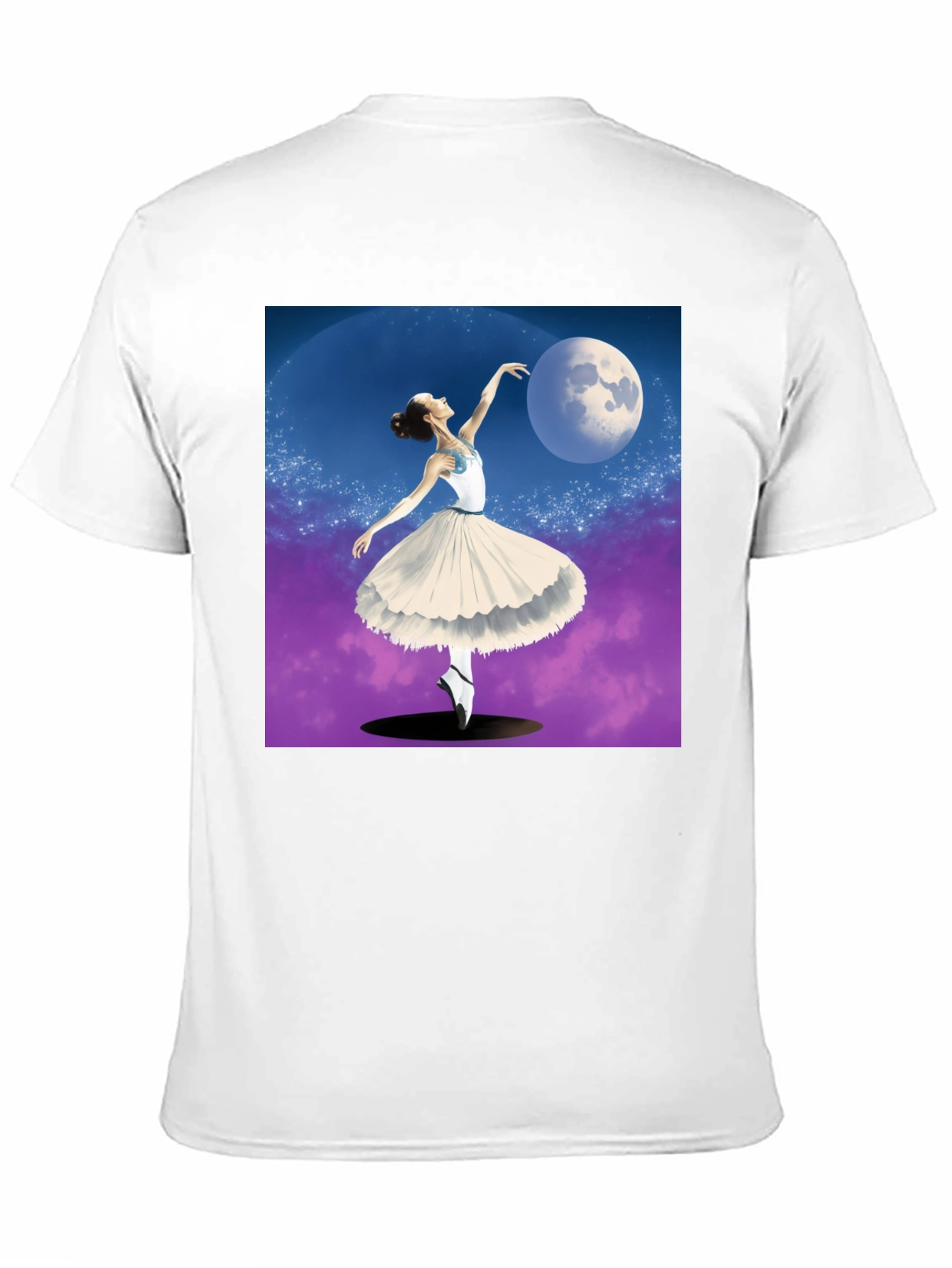 Black Ballerina Moon Dance Graphic Tee - Black view 11