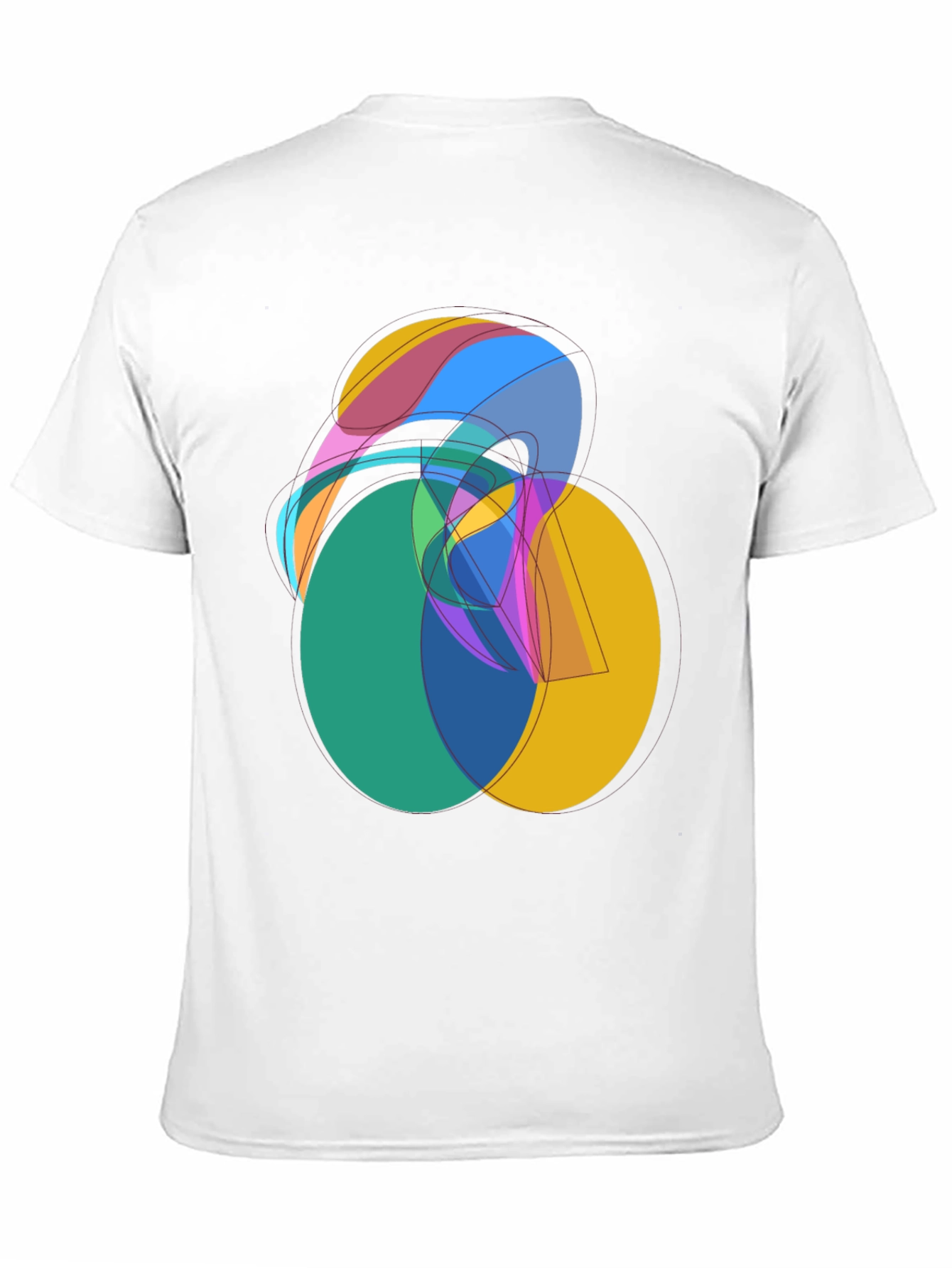 Abstract Graphic Tee - Modern Art Shirt - 11