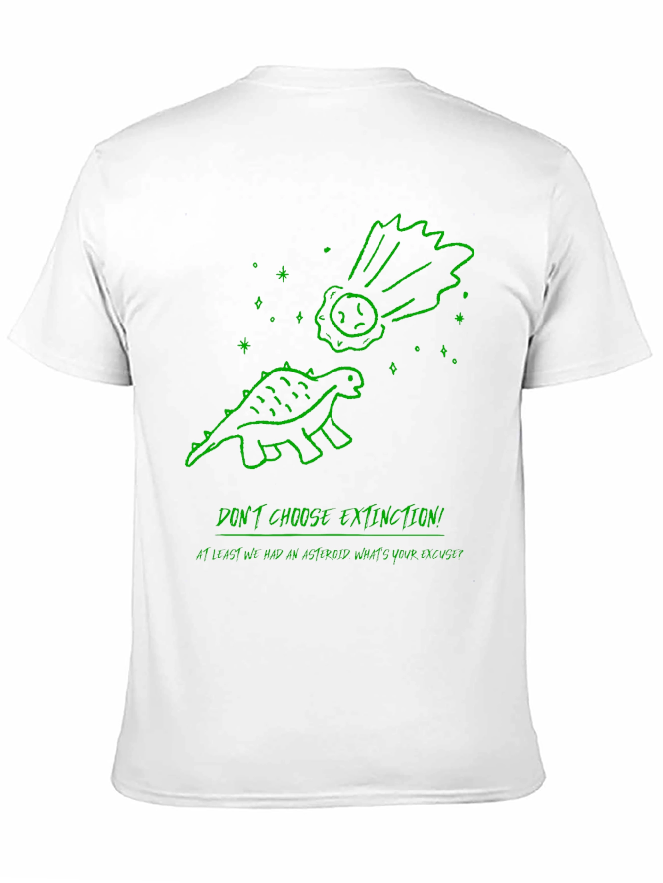 Black Don't Choose Extinction T-Shirt view 11