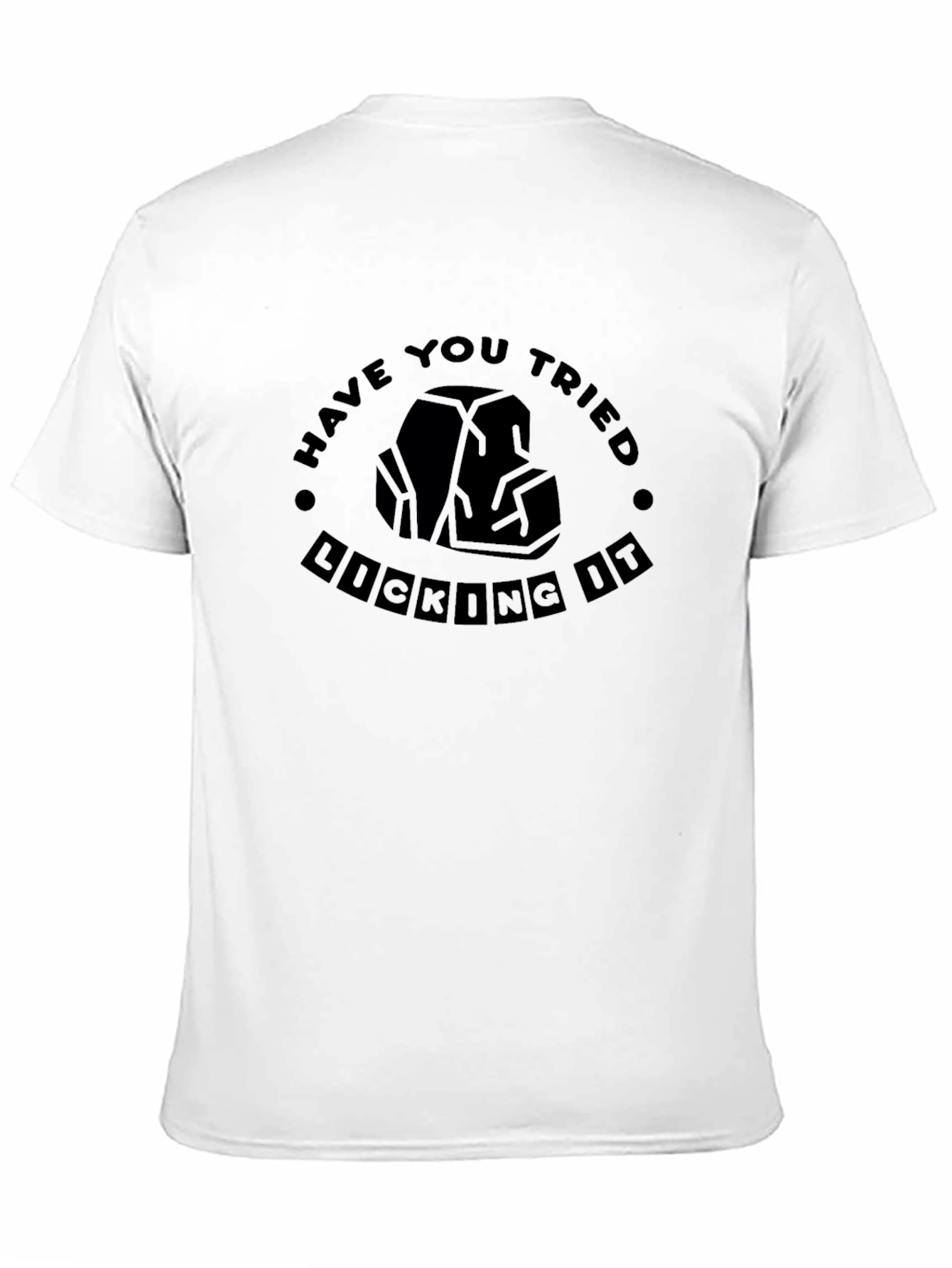 Black Licking Rock T-Shirt: Funny Geology Tee for Rockhounds view 11