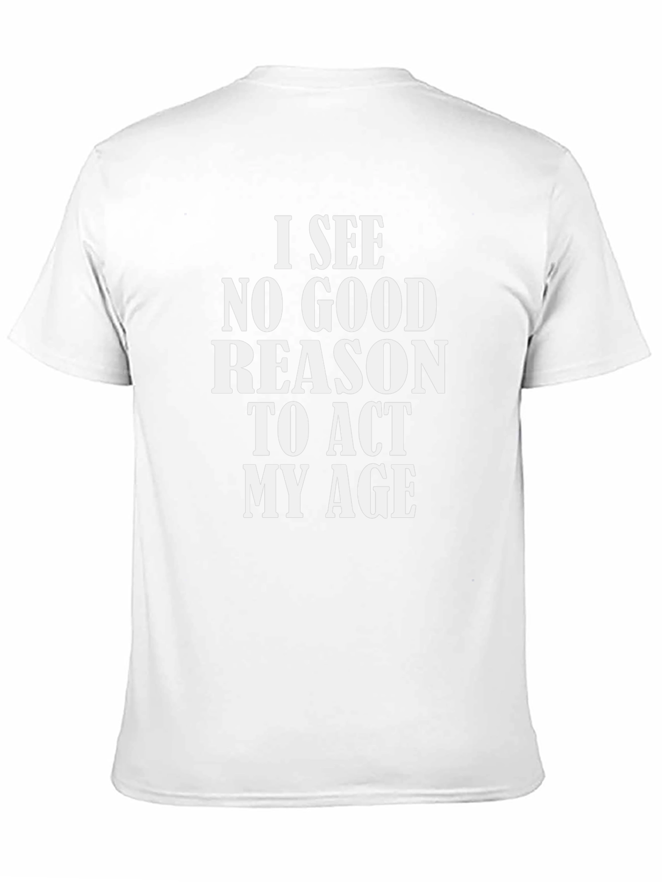 Black Funny "Act My Age" Black Graphic Tee view 11