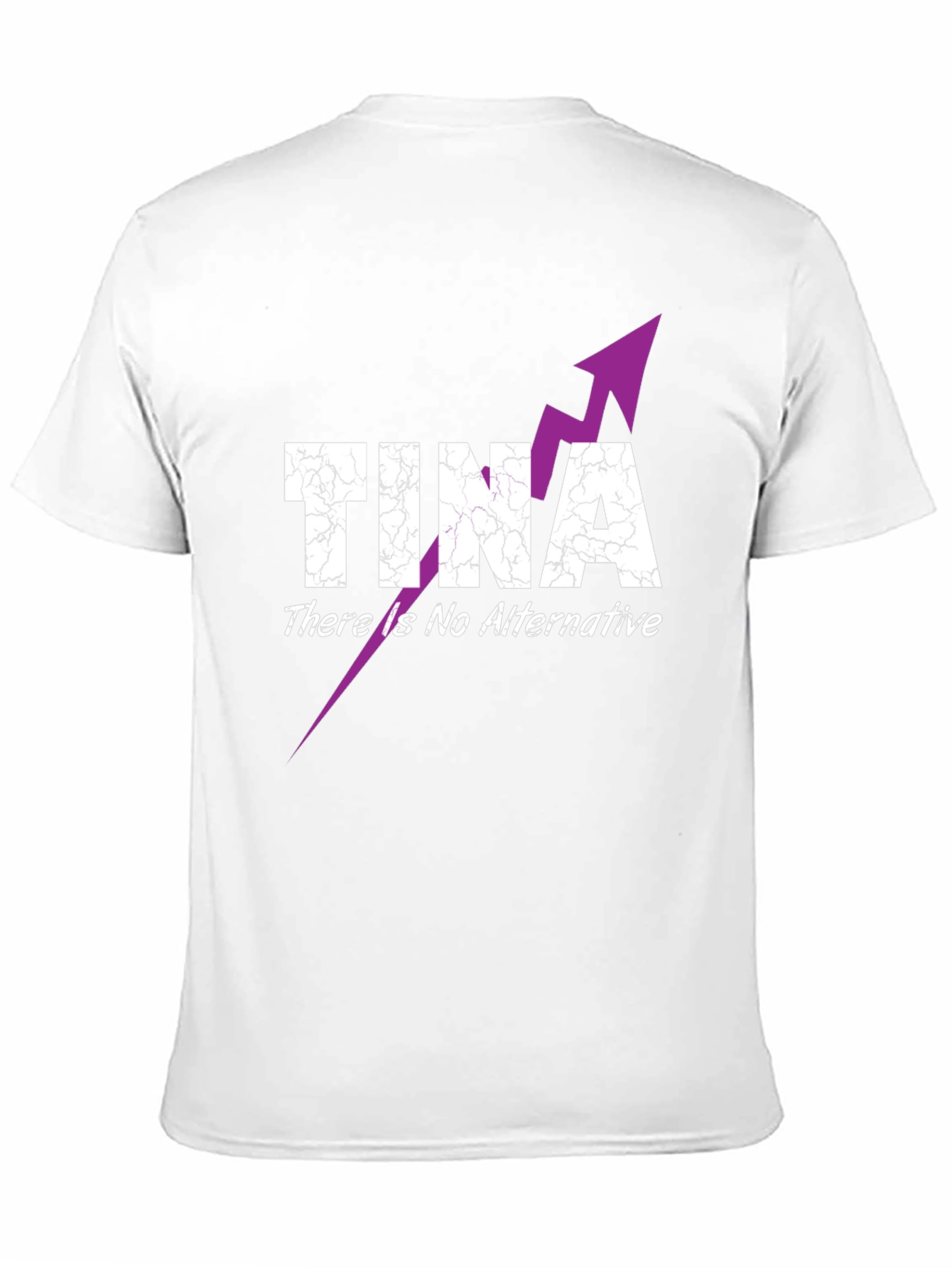 Black TINA There Is No Alternative Graphic T-Shirt view 11