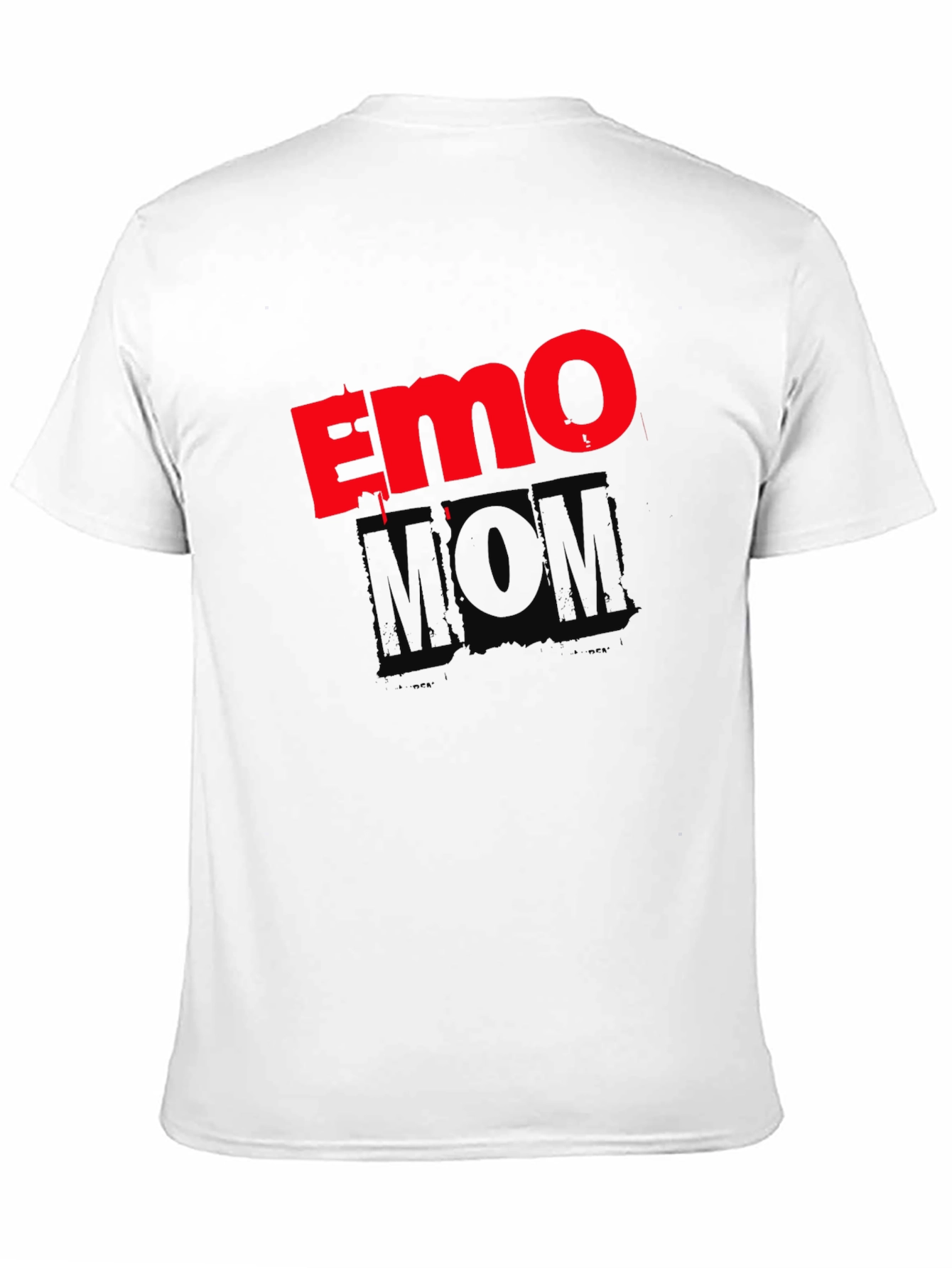 Black Emo Mom Black Graphic T-Shirt view 11