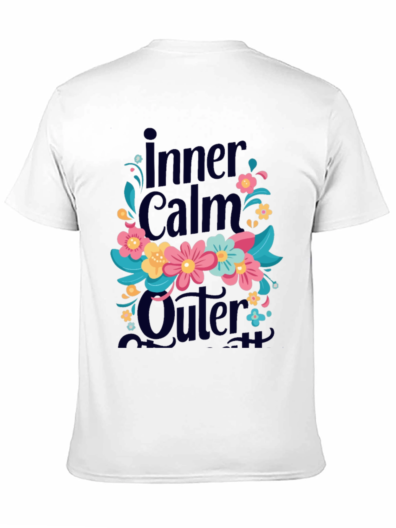 Black Inner Calm Outer T-Shirt view 11