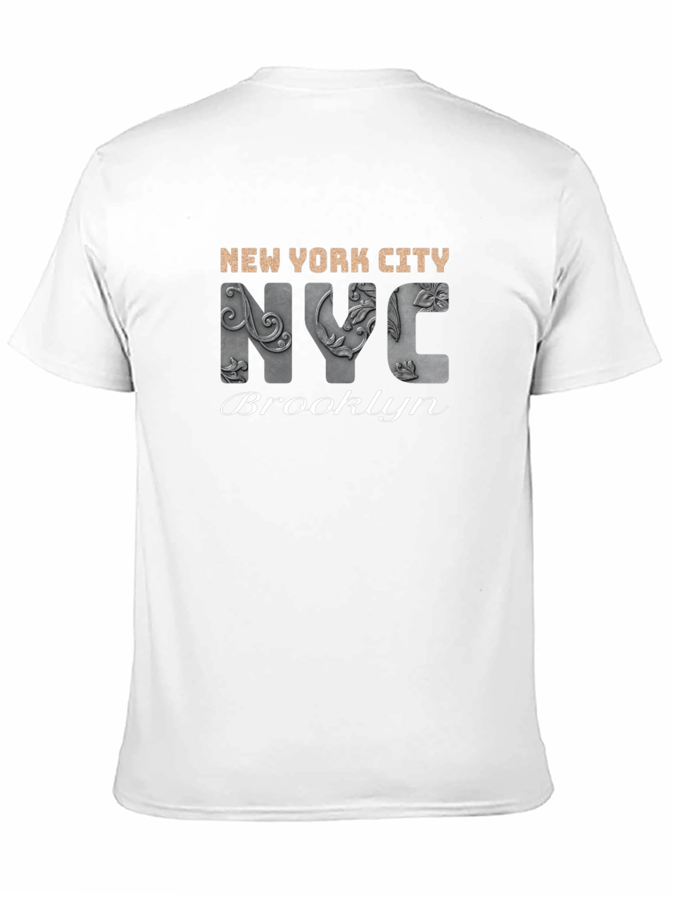 Black New York City NYC Brooklyn Black T-Shirt view 11
