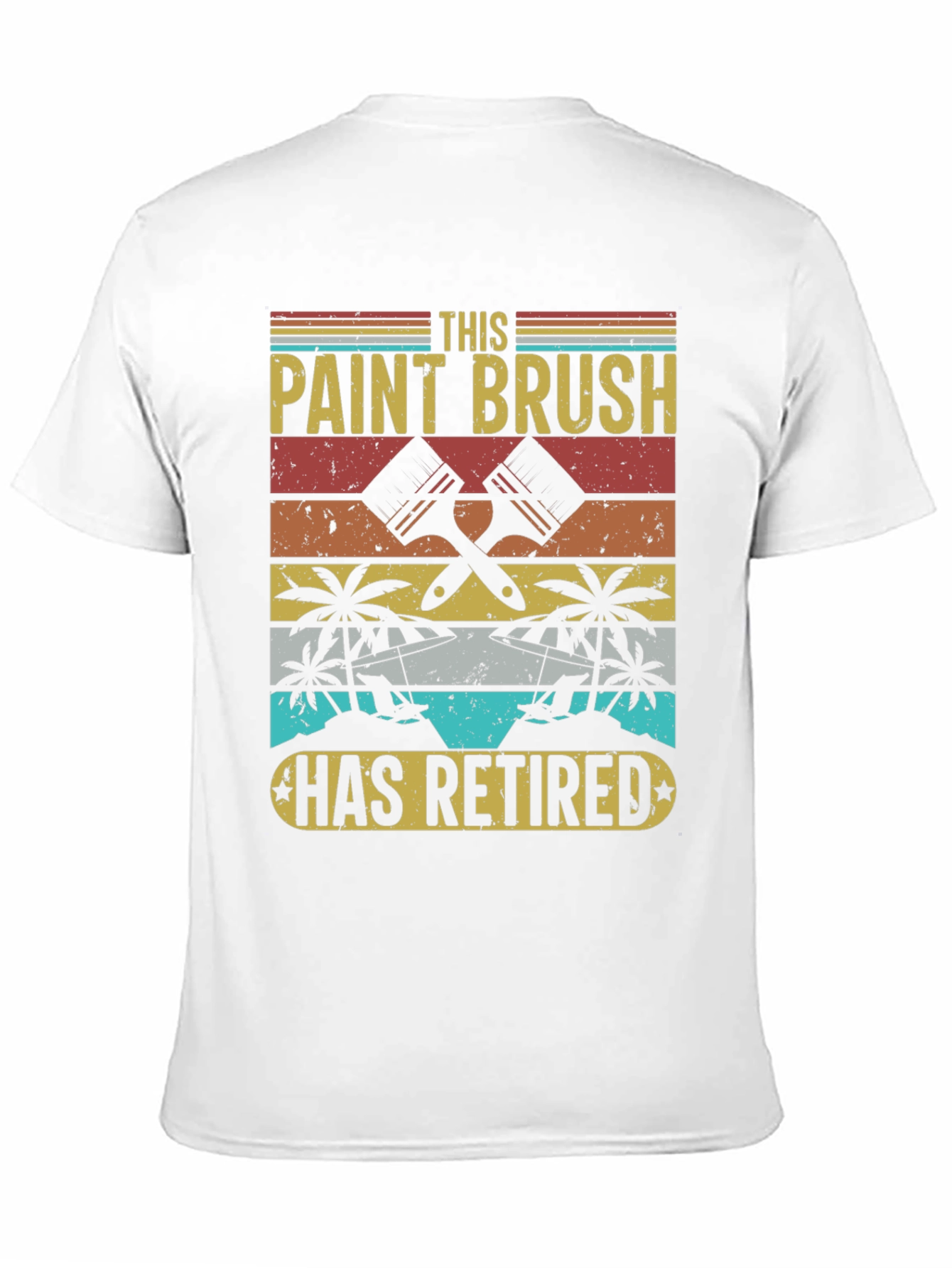 Retired Paint Brush T-Shirt - 11
