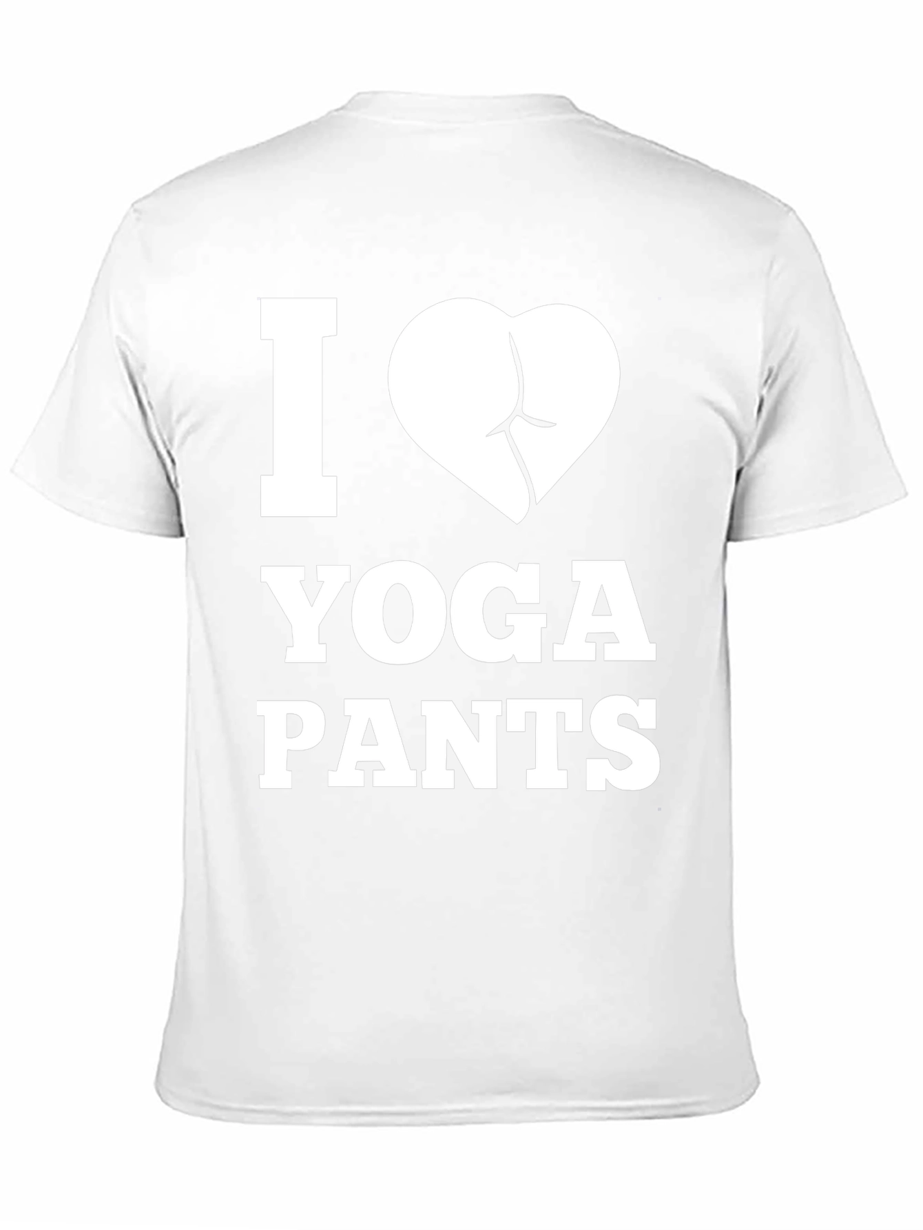Black I Love Yoga Pants T-Shirt - Funny Graphic Tee view 11