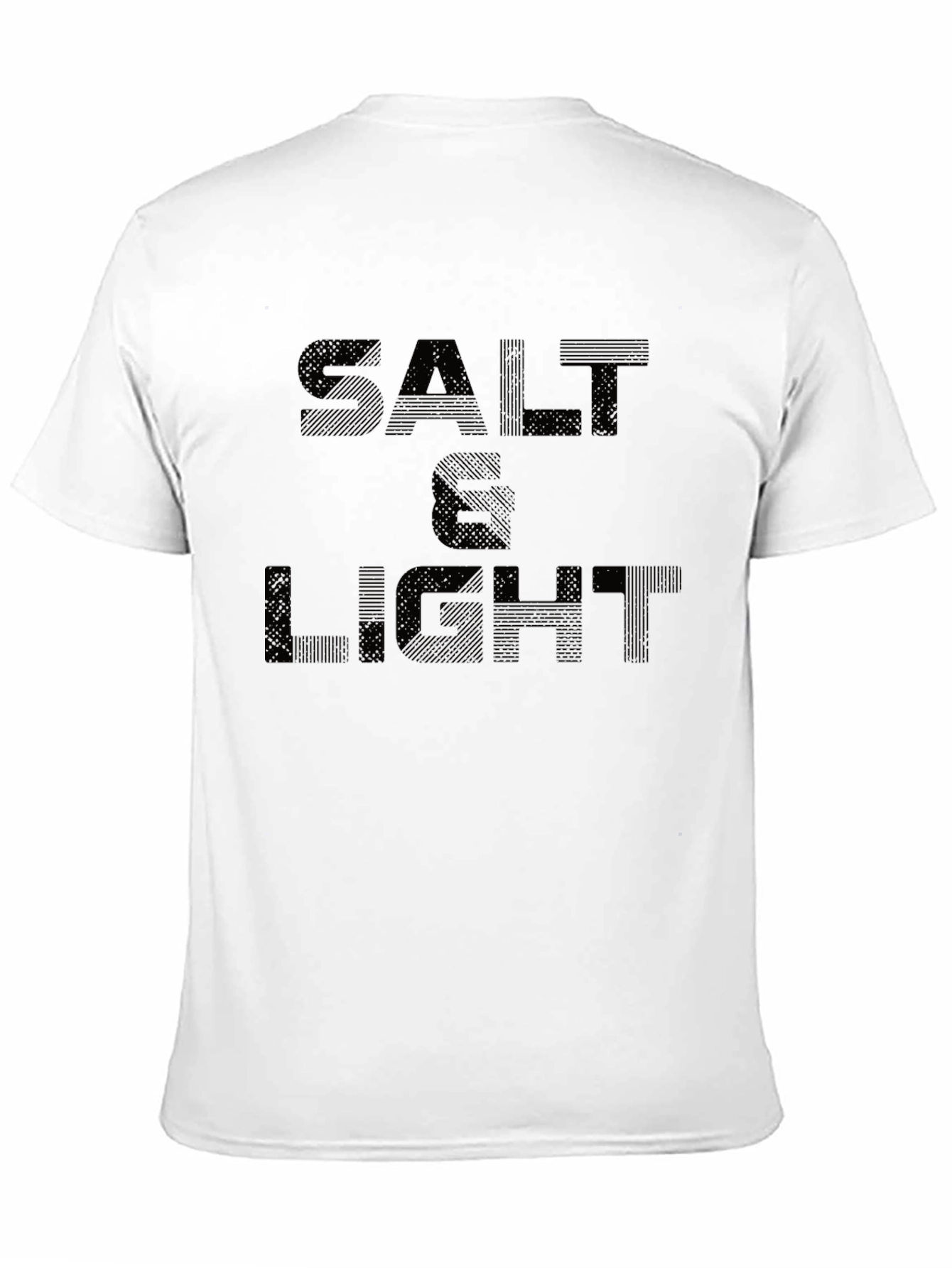 Black Salt & Light Men's Black Graphic T-Shirt view 11
