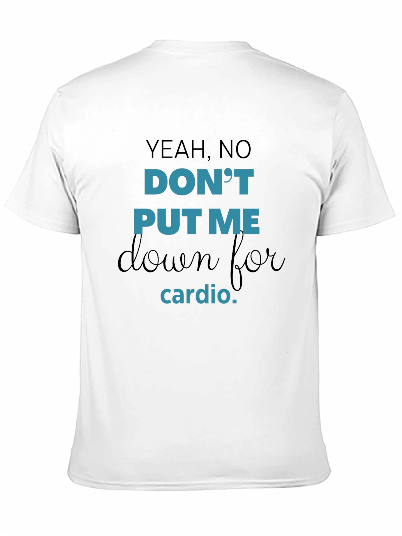 Black Yeah, No Cardio Graphic Tee view 11